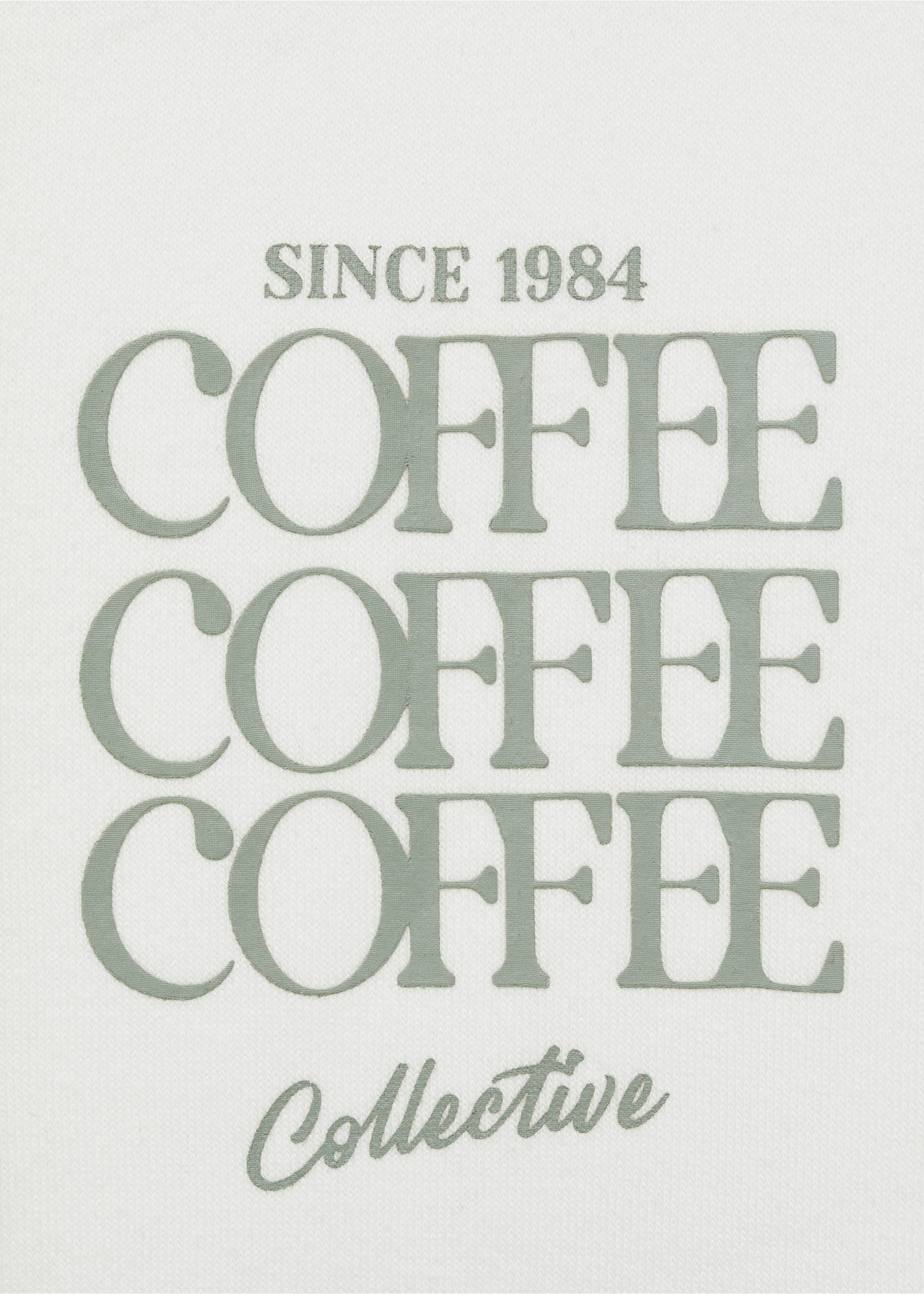 Sweater à capuche coton - Détail de l'article 8, Blanc cassé. Ref: 77018277-00.