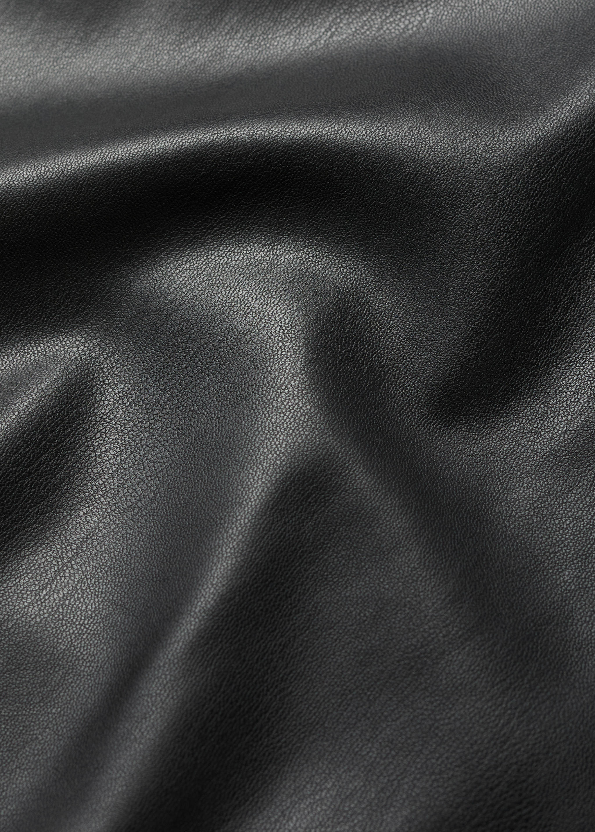Faux-leather slip dress - Details of the article 0