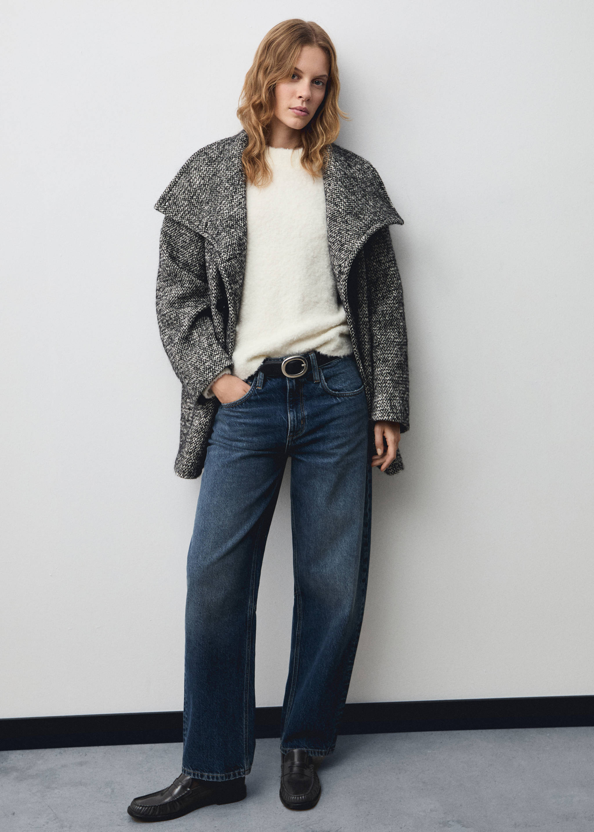 Jersey punto cuello redondo - Plano general