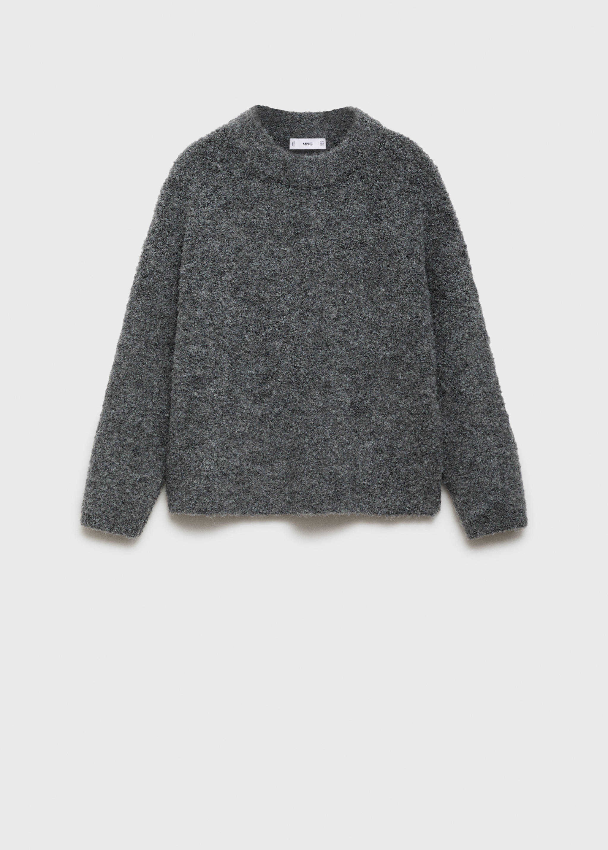 Round-neck knitted sweater - Article without model