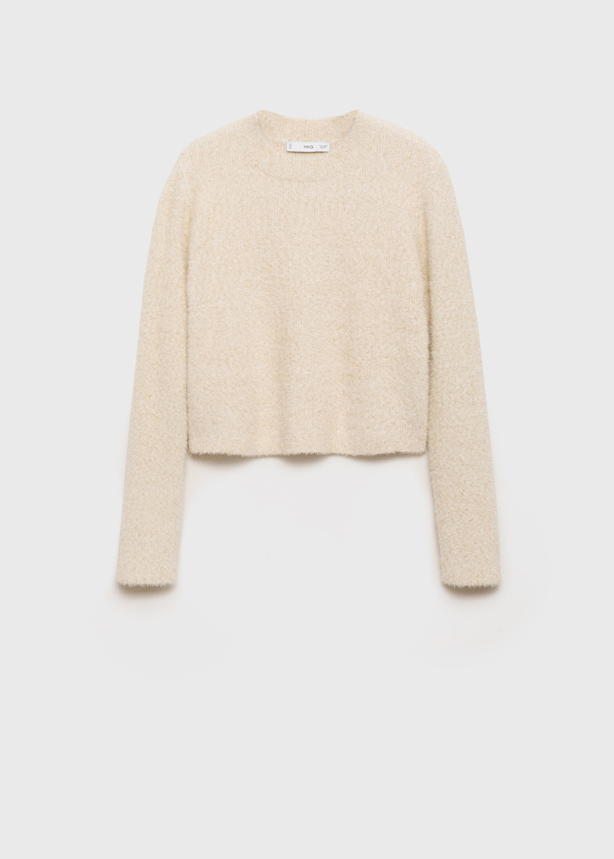 Long-sleeved sweater with glitter detail - Article without model