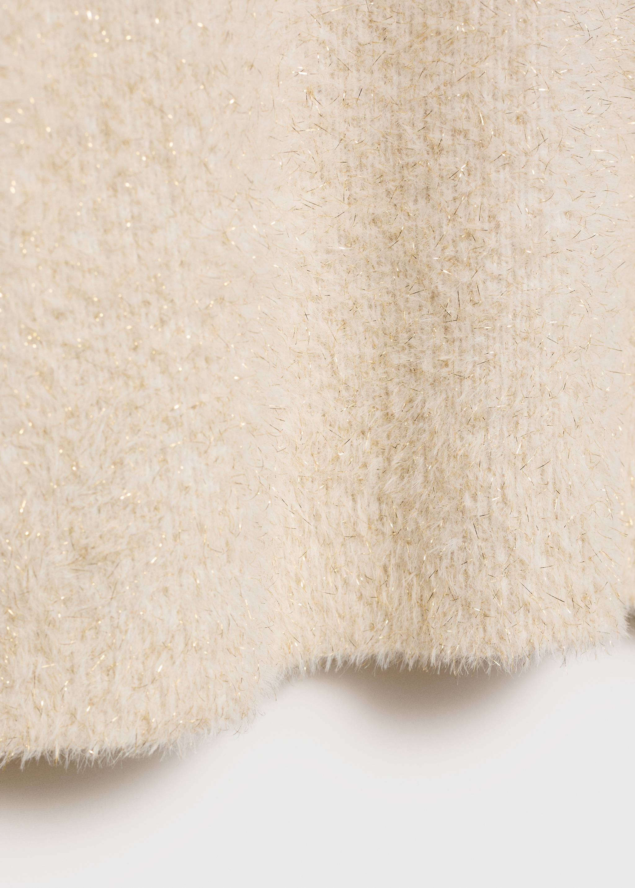 Long-sleeved sweater with glitter detail - Details of the article 0