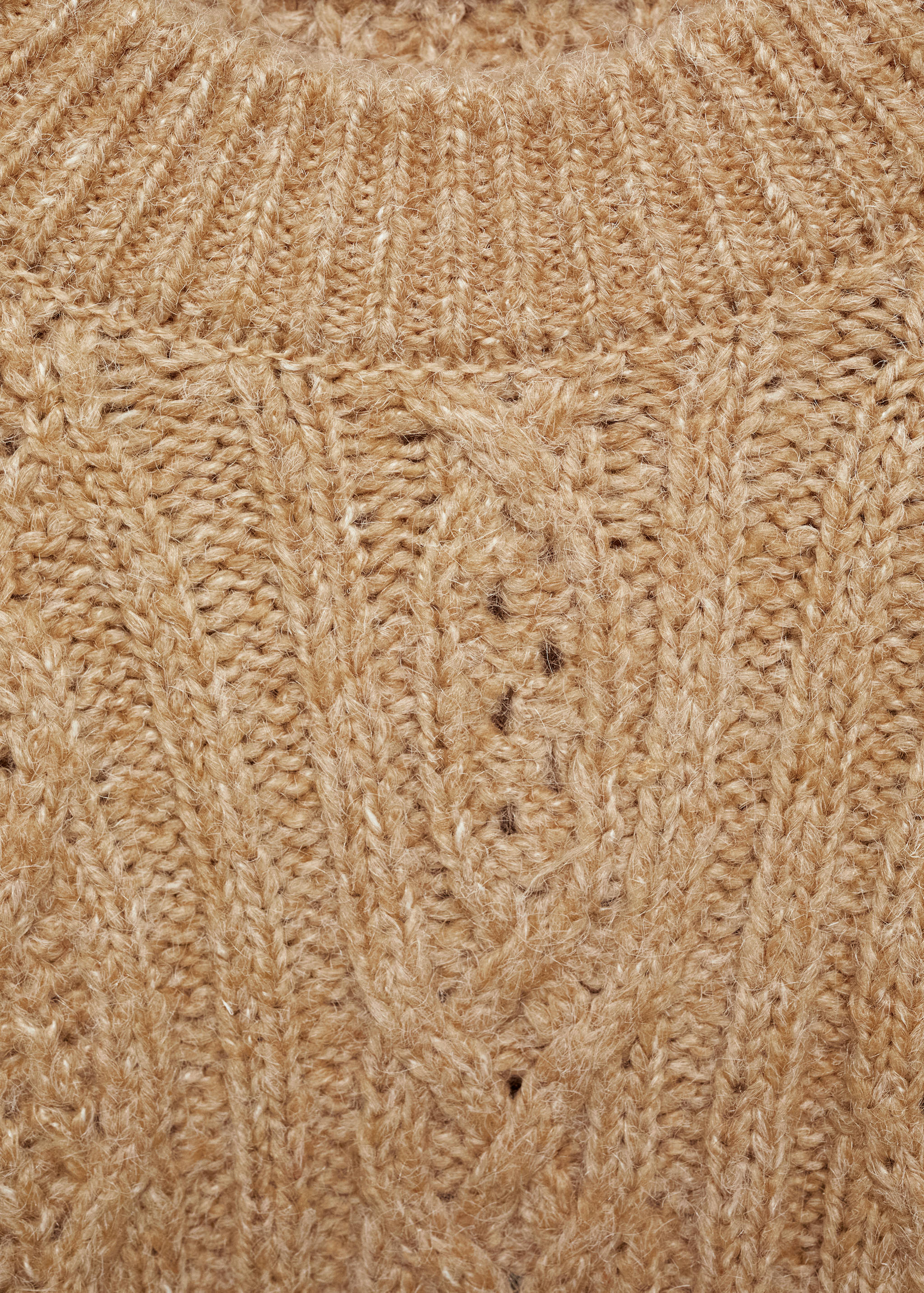 Thick knit round neck sweater - Details of the article 8