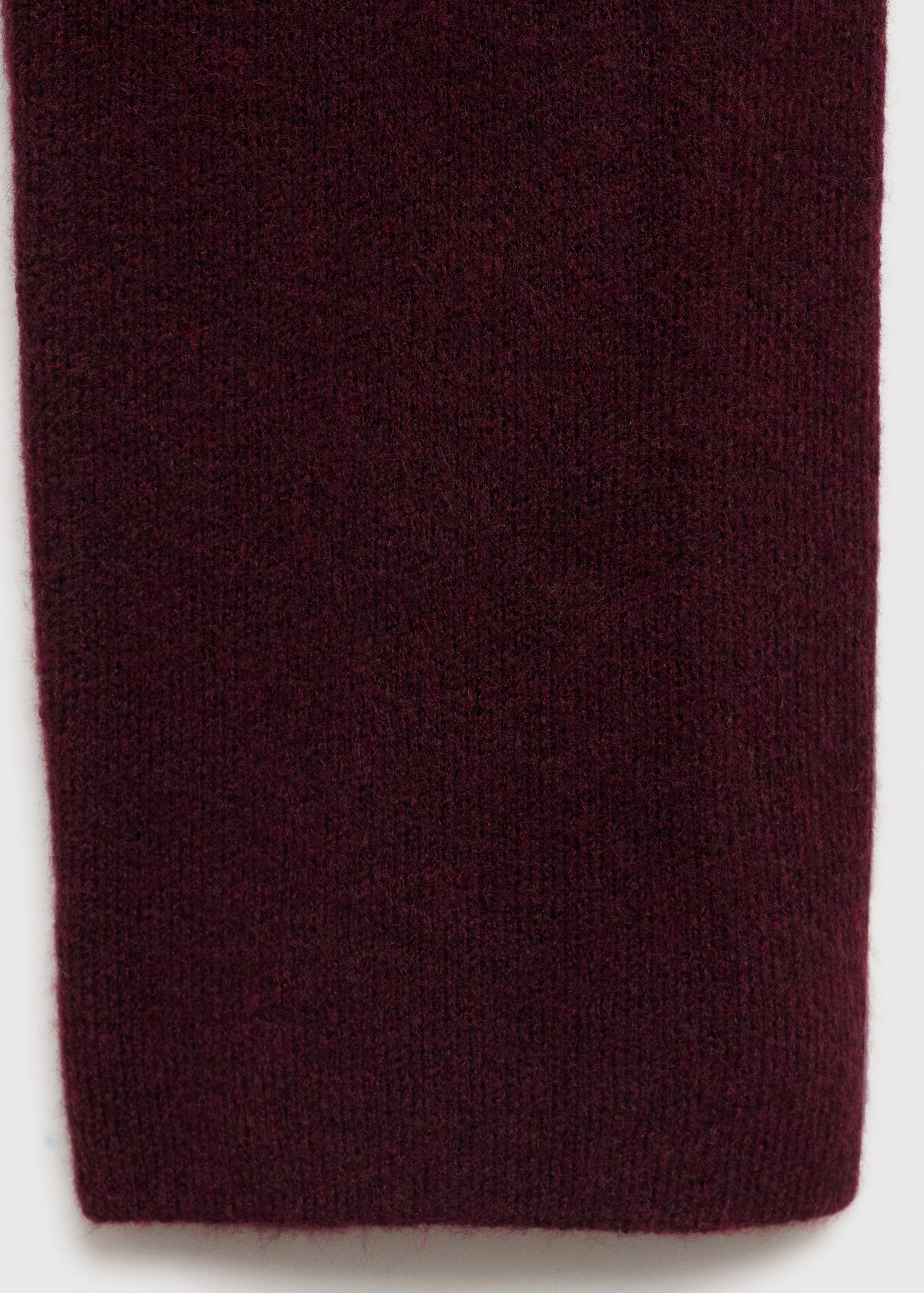 Camisola de malha de gola com dobra - Pormenor do artigo 0