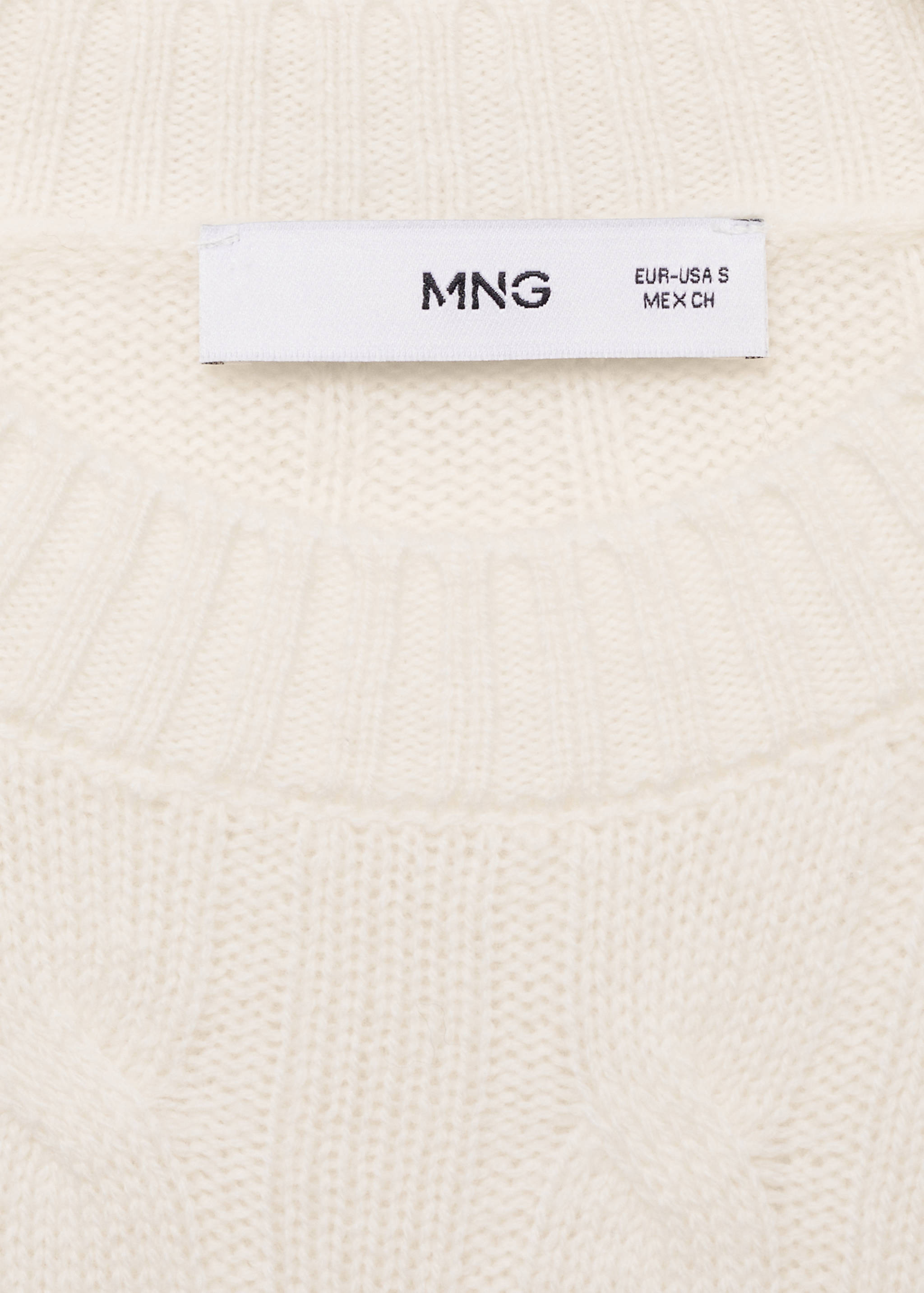 Sweter wełniany z warkoczami - Szczegóły artykułu 8