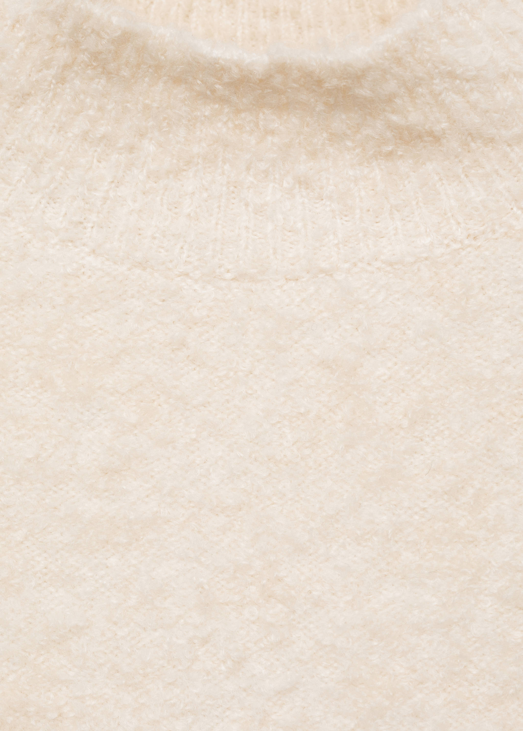 Bouclé-Pullover mit halbhohem Kragen - Detail des Artikels 8
