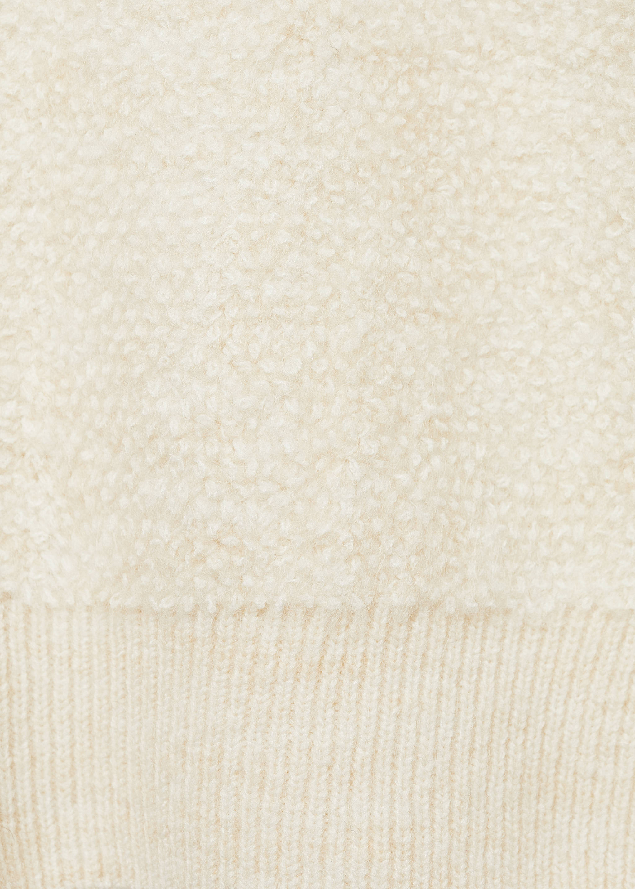 Pullover mit Einsätzen und halbhohem Kragen - Detail des Artikels 0