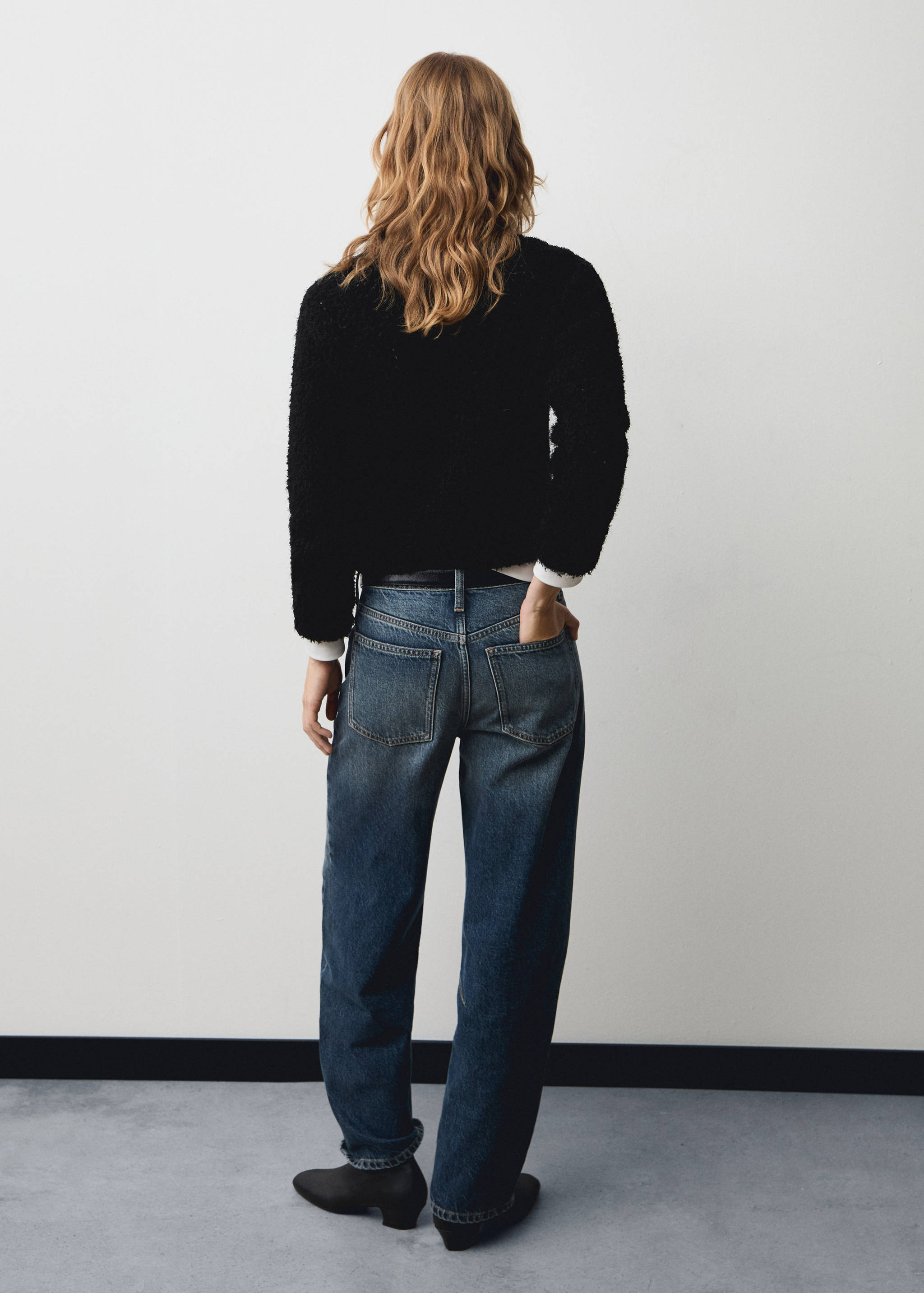 Maglione effetto pelliccia - Retro dell'articolo