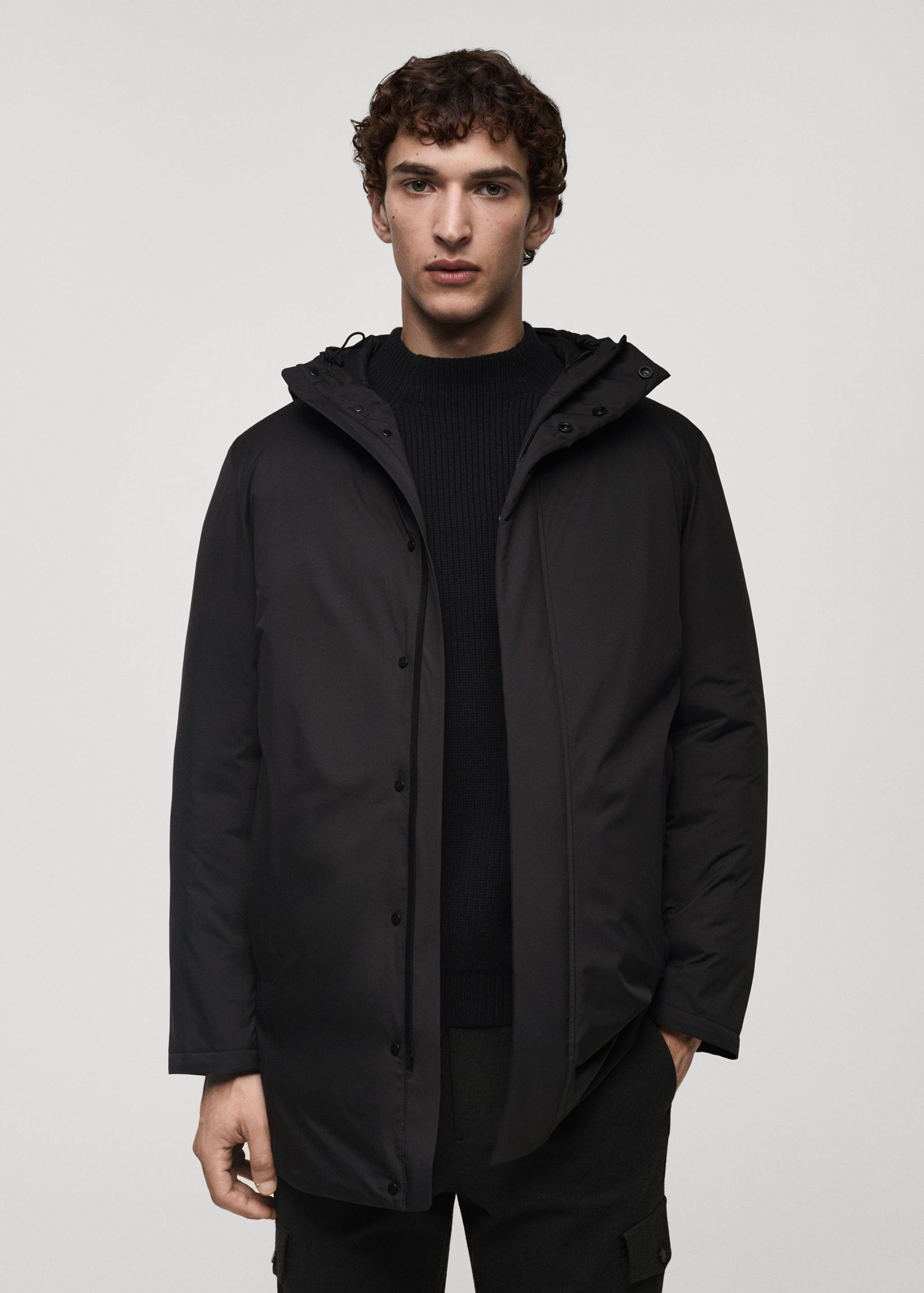 Thermore® waterproof quilted parka with Thermore® padding - Medium plane