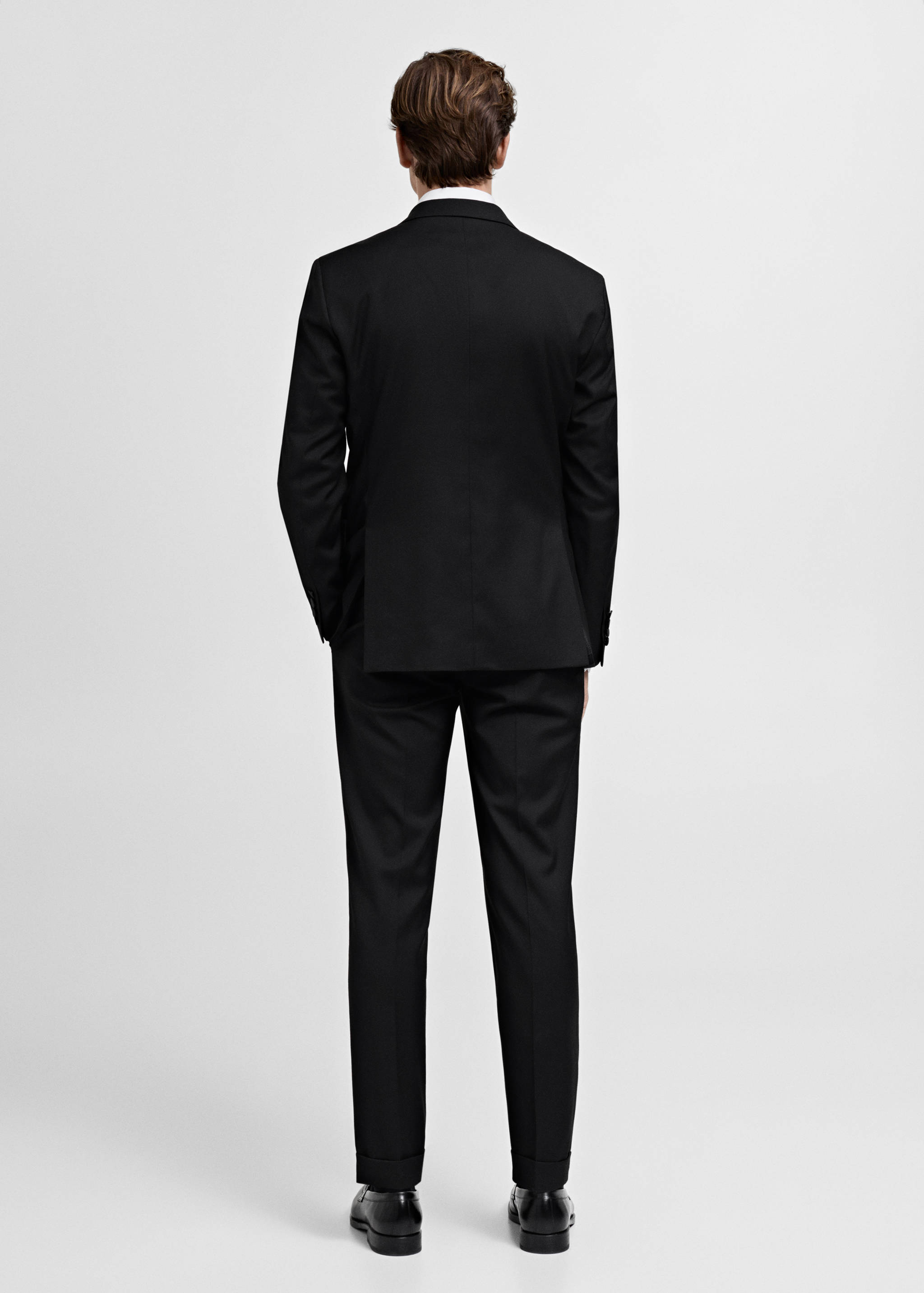 Slim-fit tuxedo jacket - Reverse of the article