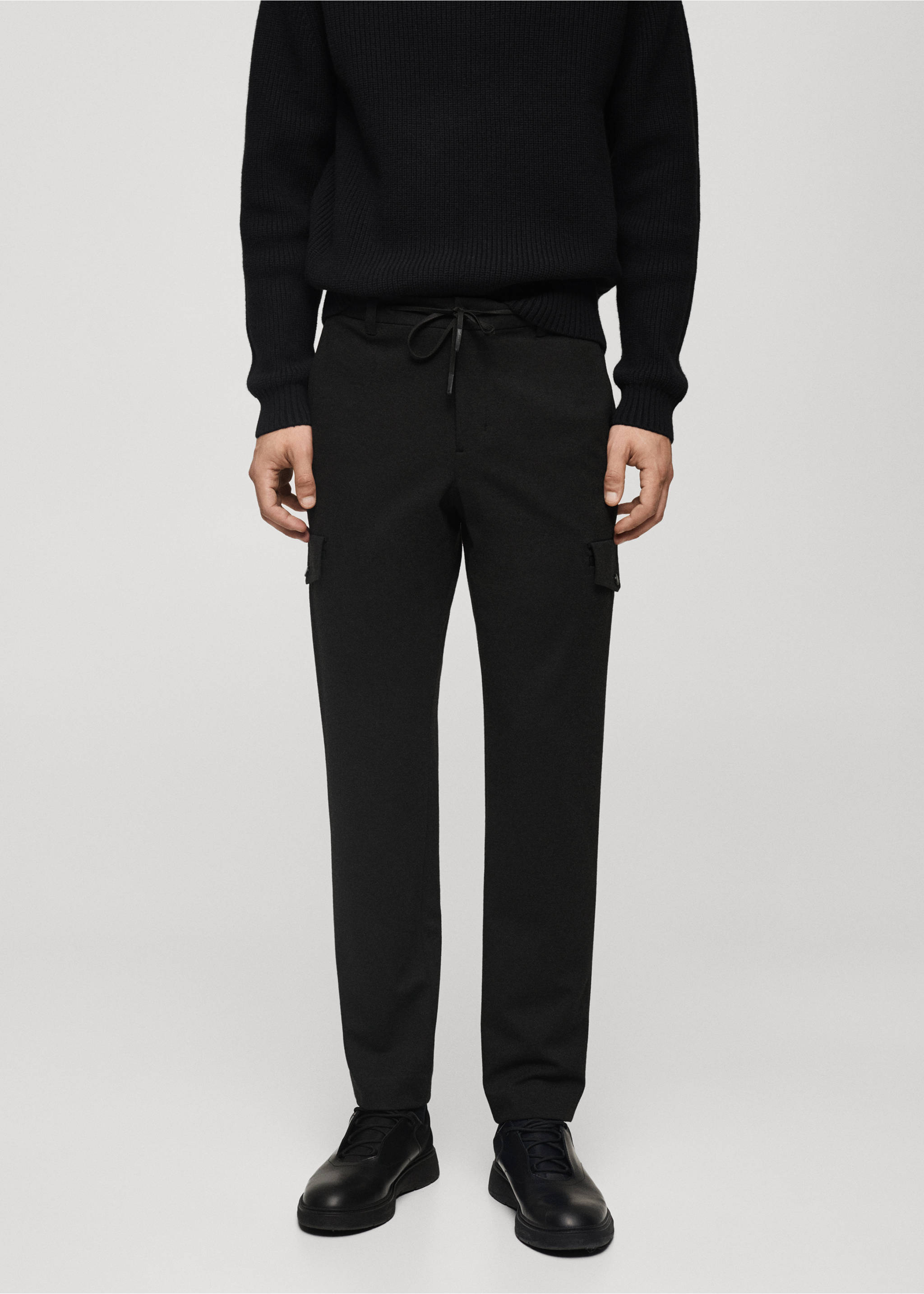 Thermoregulating comfort stretch cargo trousers - Medium plane, Grey. Ref: 77019231-00.