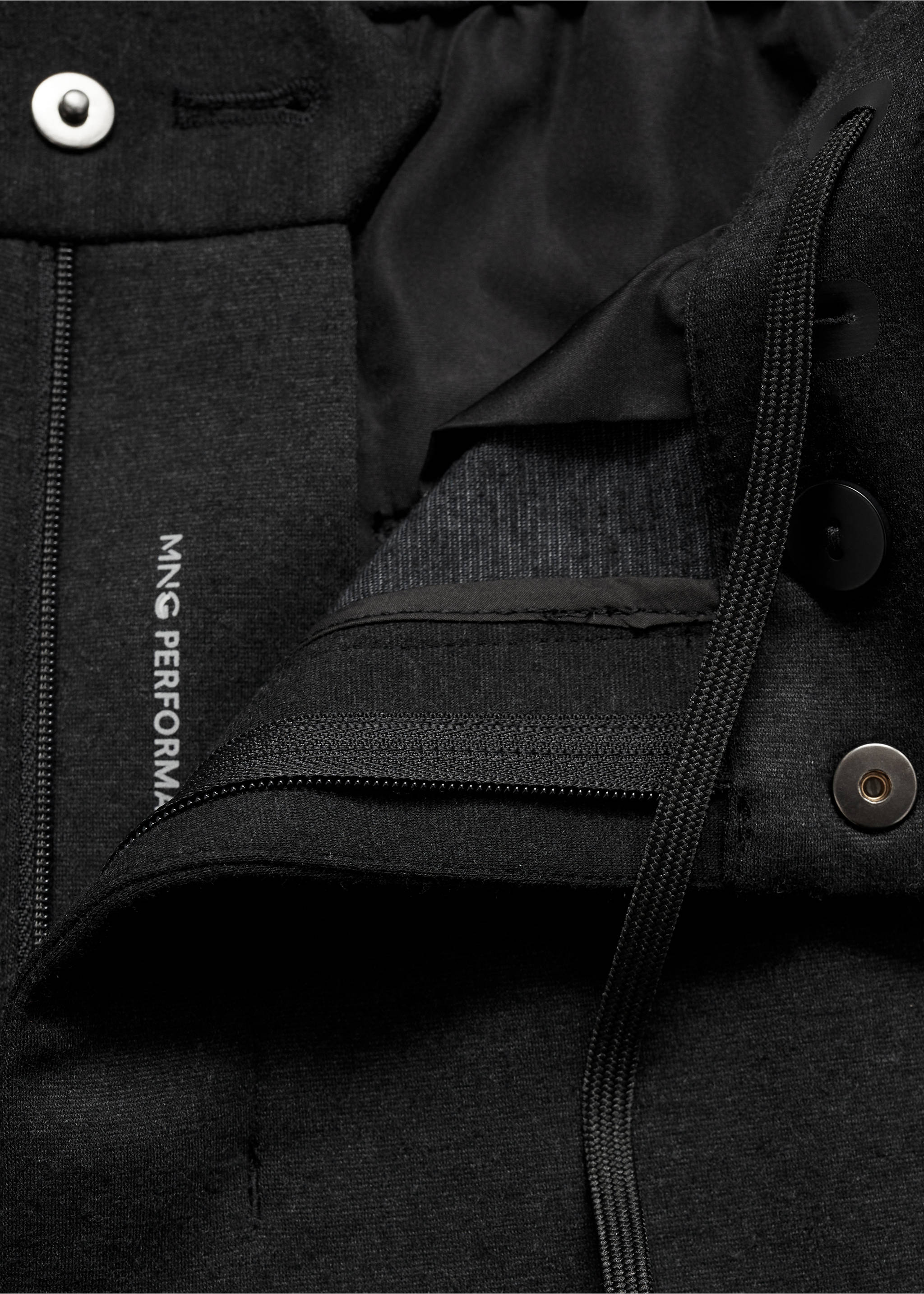 Thermoregulating comfort stretch cargo trousers - Details of the article 0, Grey. Ref: 77019231-00.