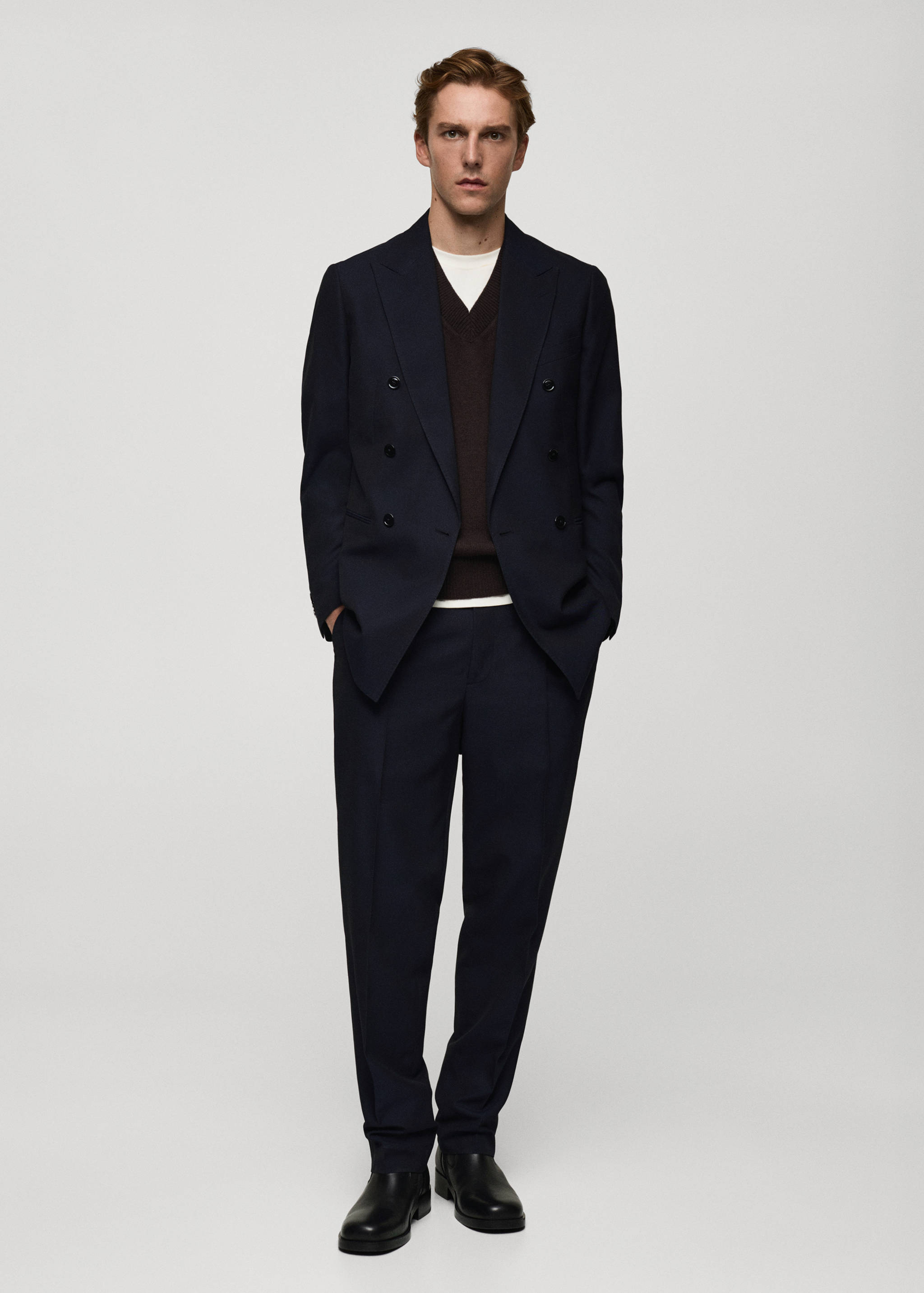 Slim Fit-Anzughose - Allgemeine Ansicht