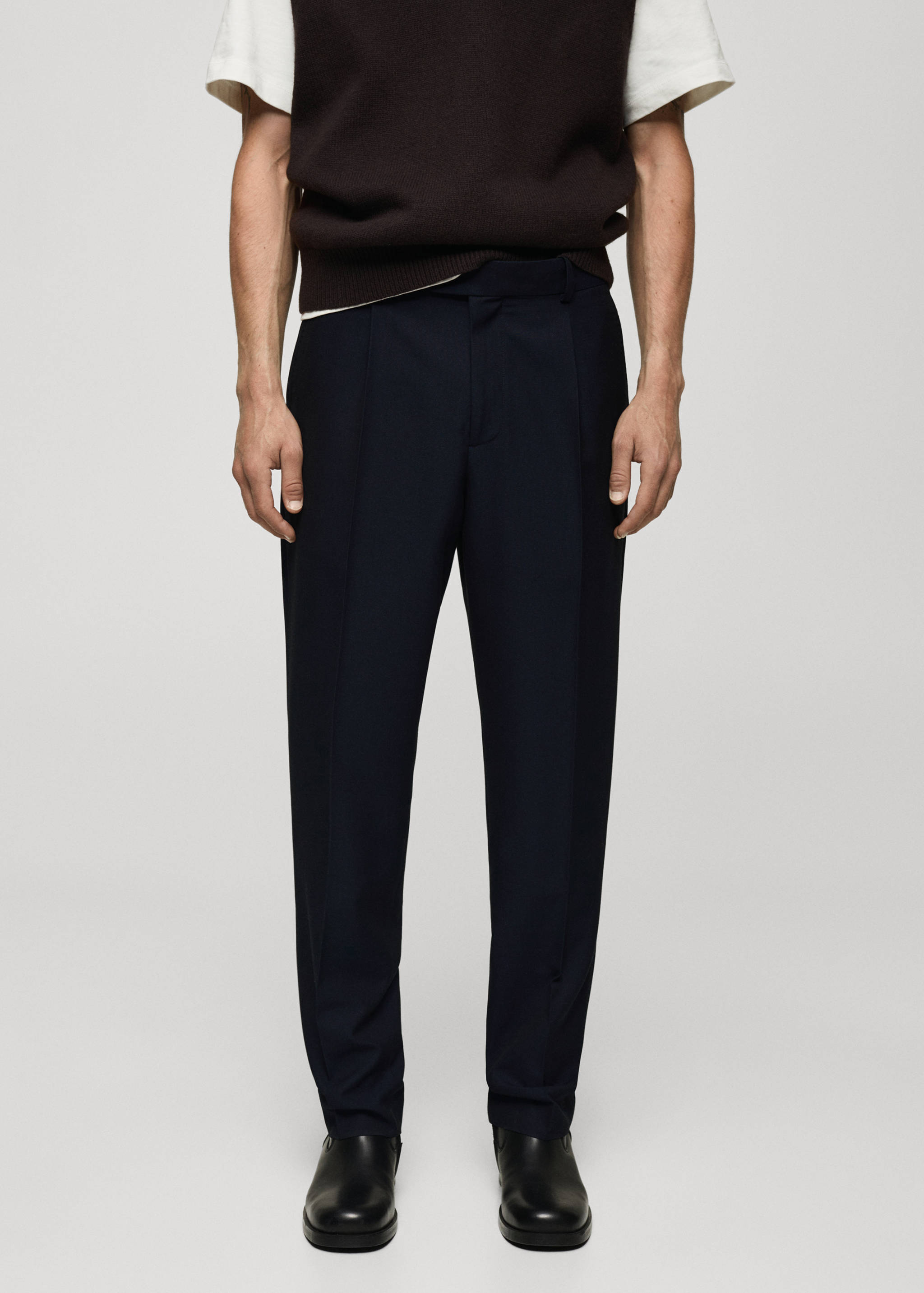 Slim Fit-Anzughose - Mittlere Ansicht