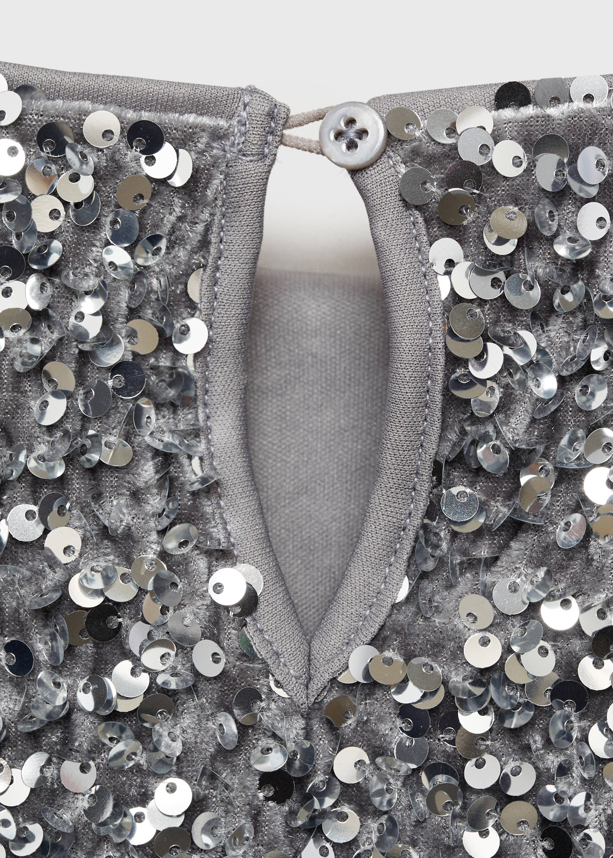 Camiseta manga larga lentejuelas - Detalle del artículo 0