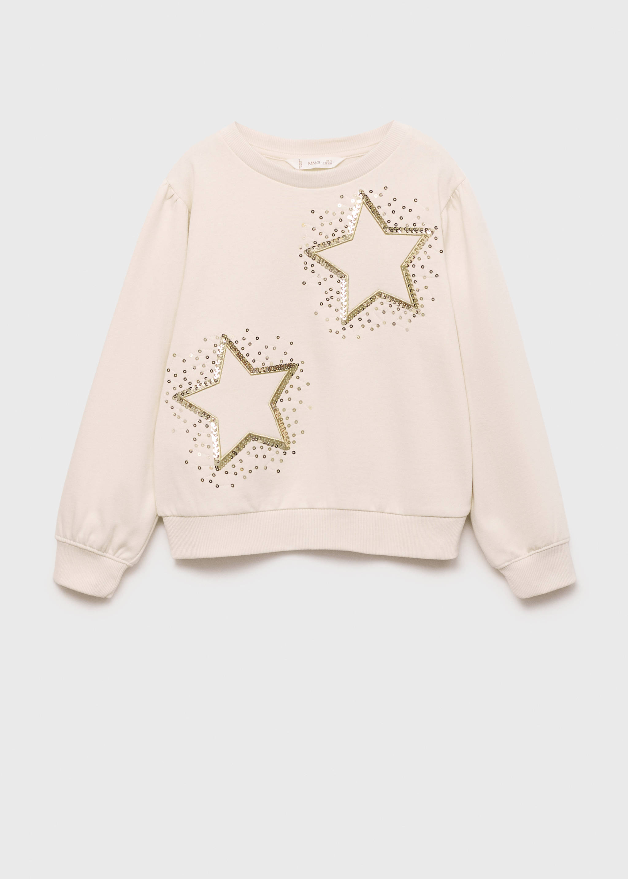 Sequin stars sweatshirt - Article without model