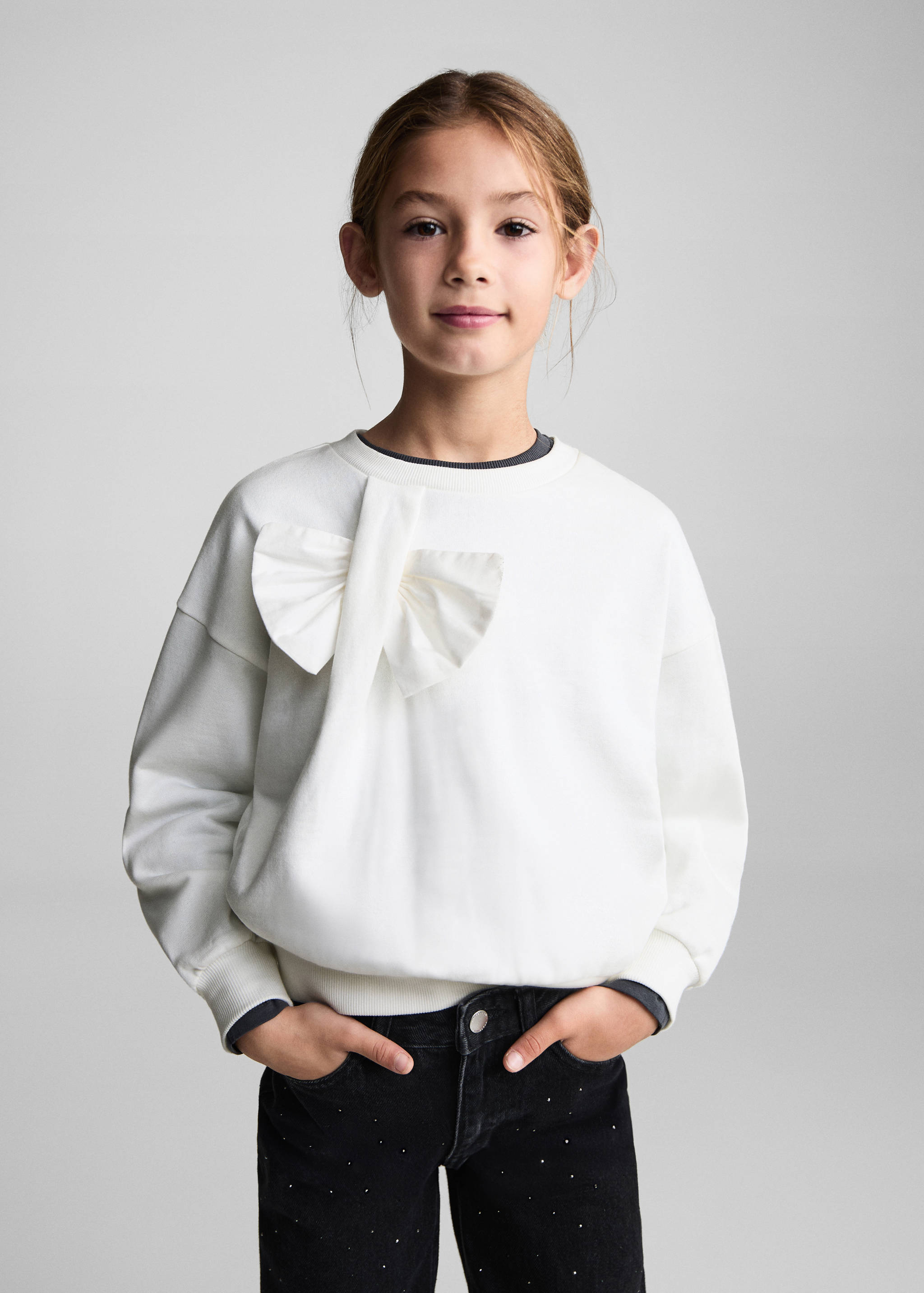 Bow detail sweater - Medium plane