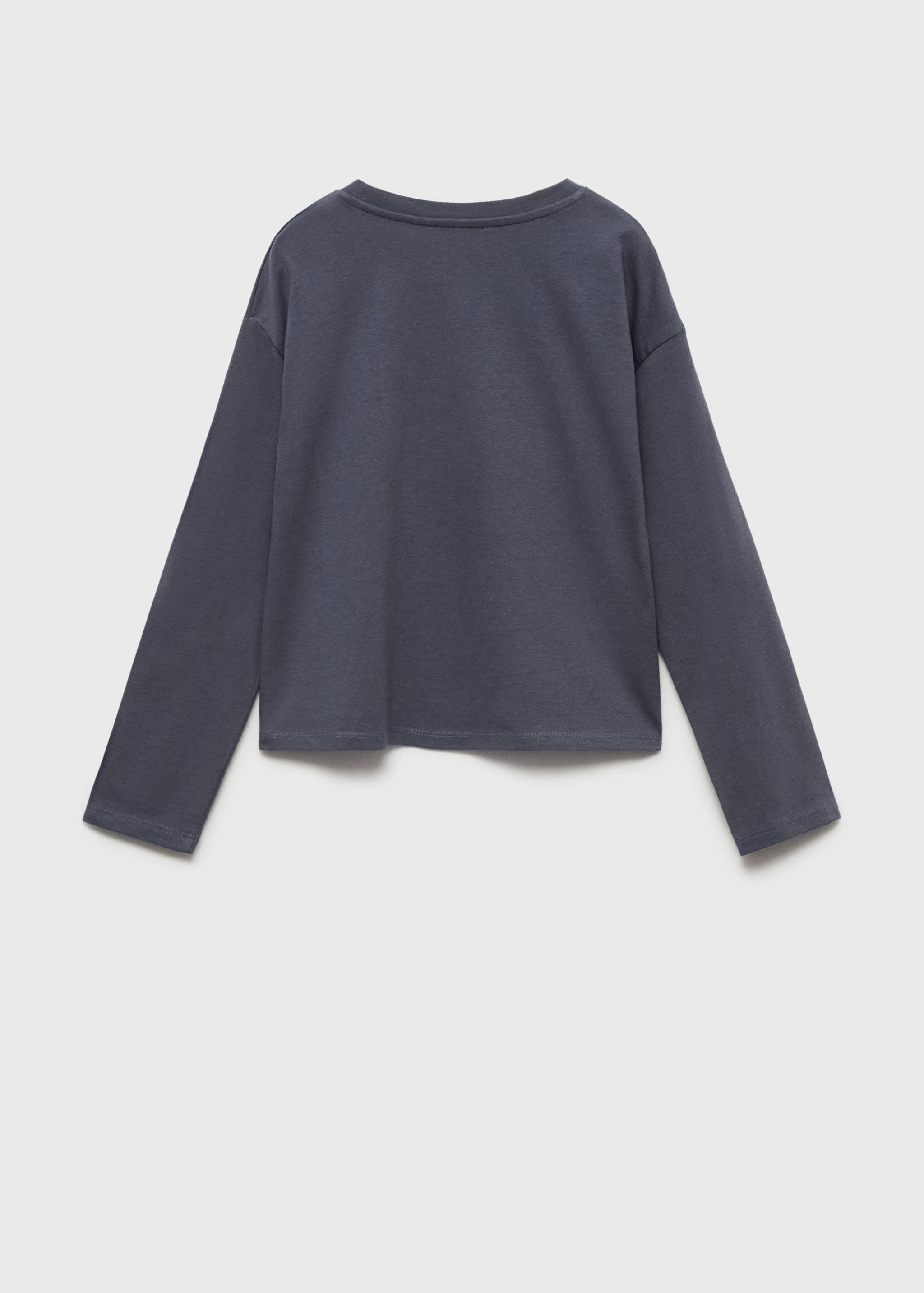 Beaded cotton T-shirt - Reverse of the article