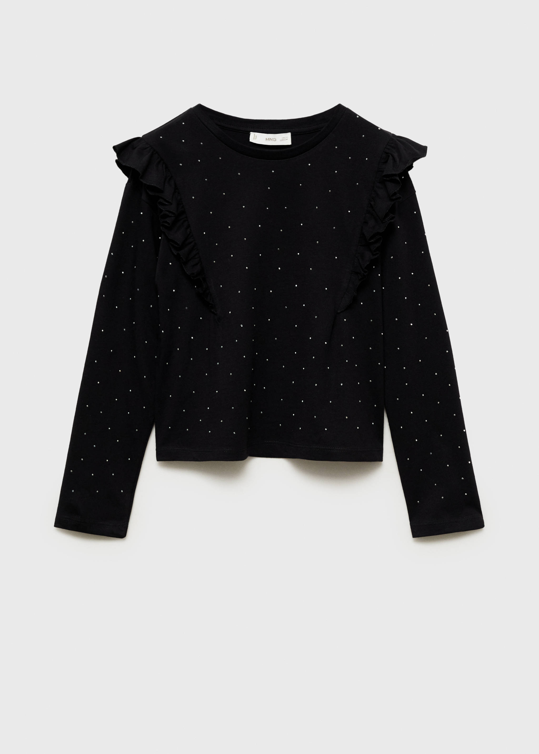 T-shirt à strass volanté - Article sans modèle