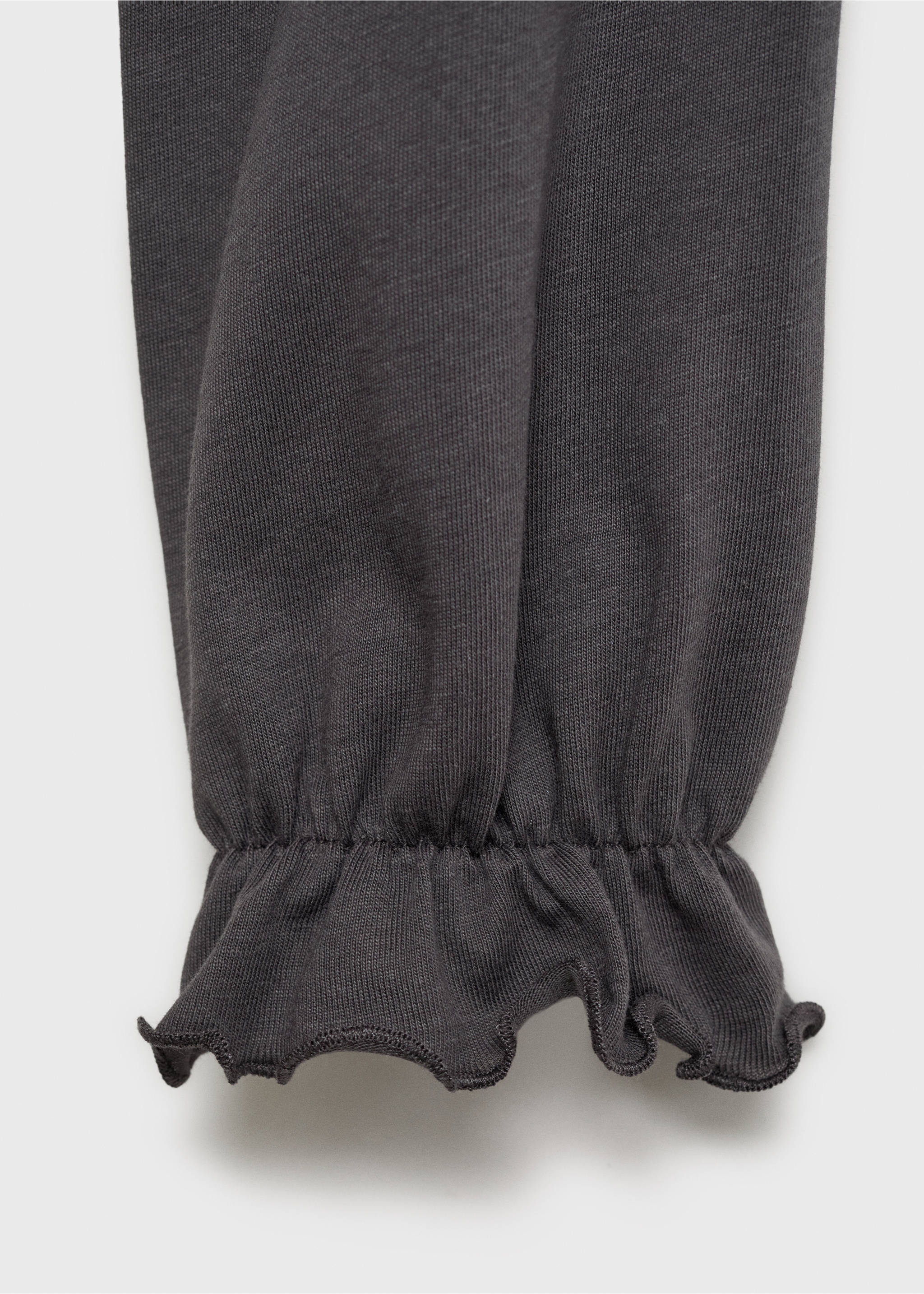 T-shirt imprimé paillettes - Détail de l'article 0, Gris anthracite. Ref: 77019239-00.