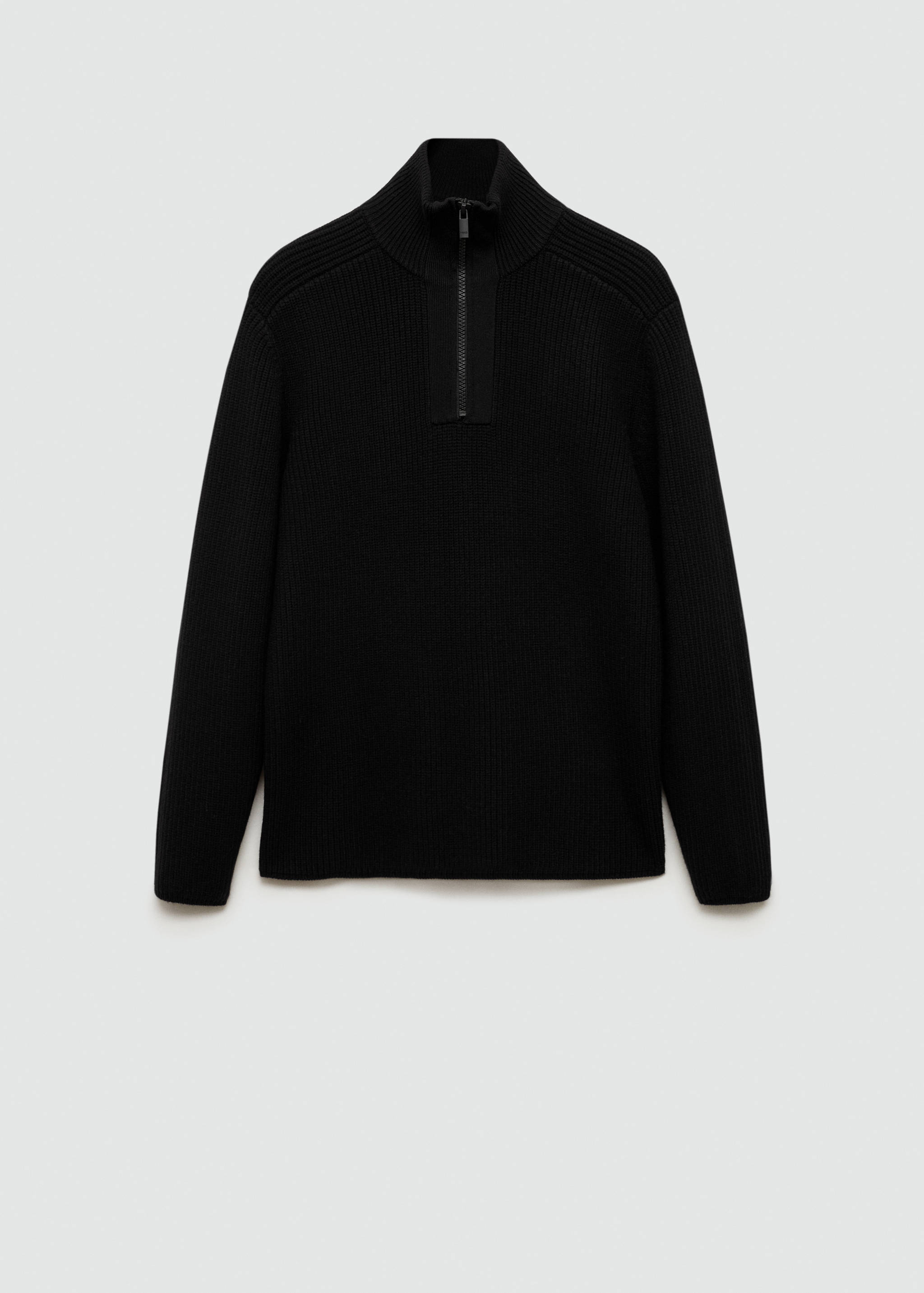 Zip-Pullover aus atmungsaktivem Coolmax®-Wollgemisch - Artikel ohne Model