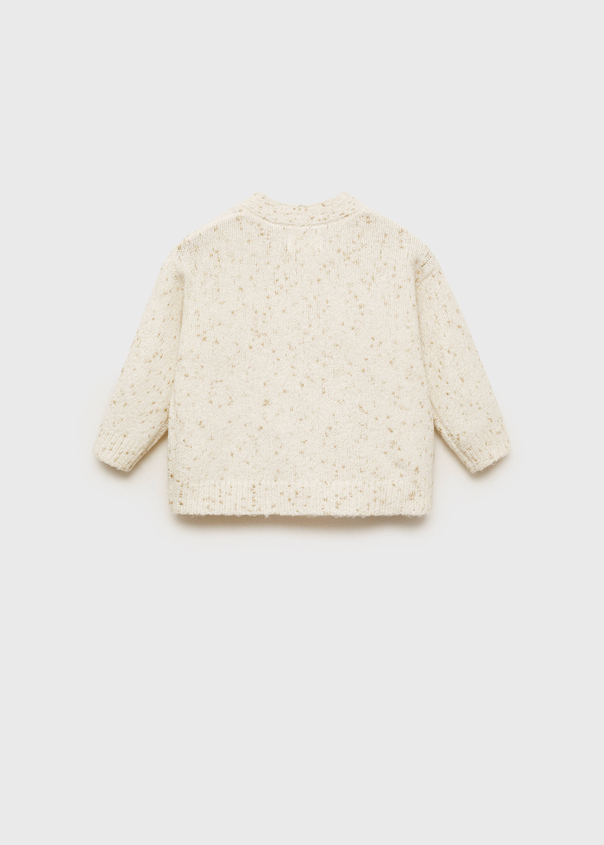 Open knit cardigan - Reverse of the article