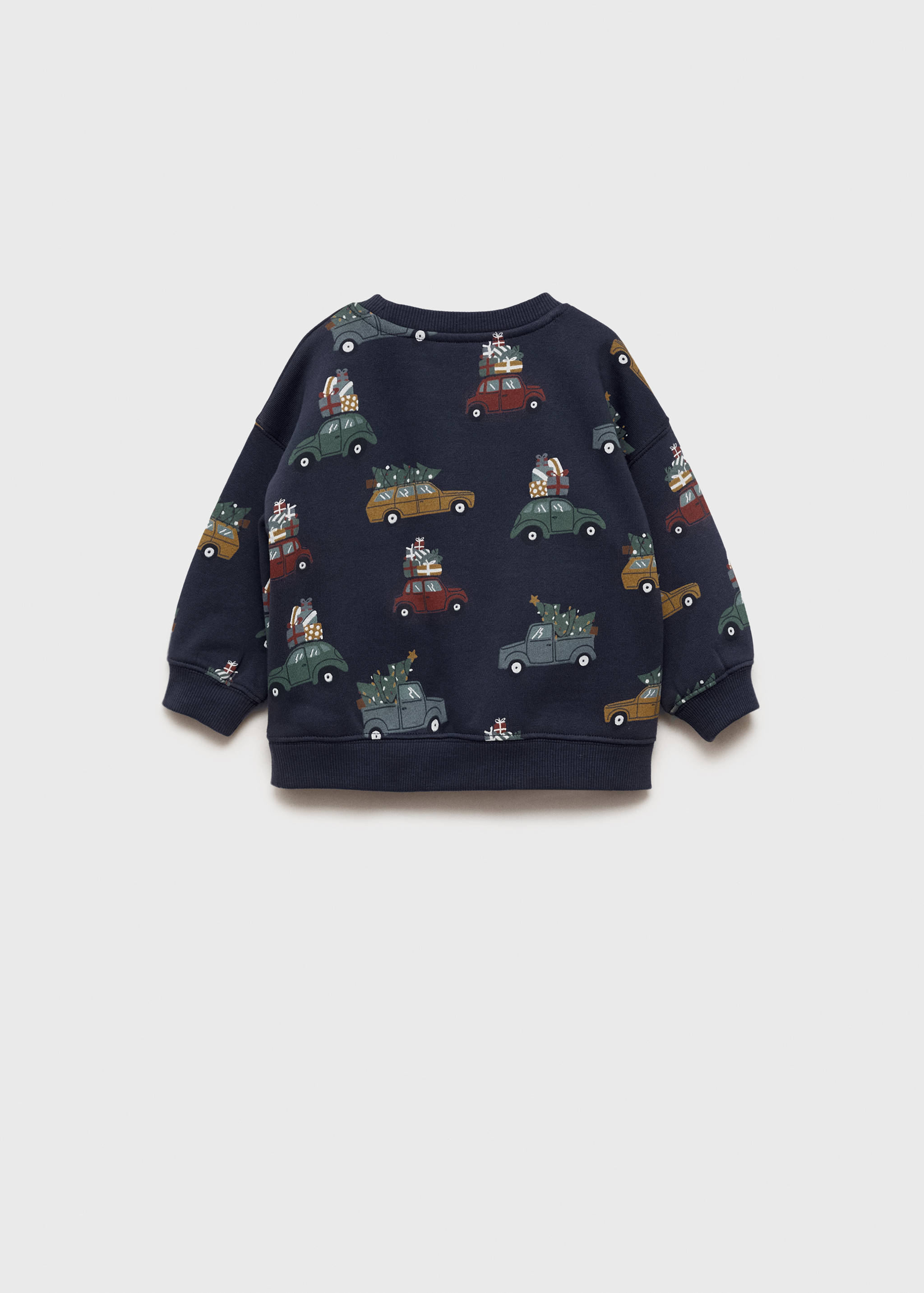 Christmas-print sweatshirt - Reverse of the article