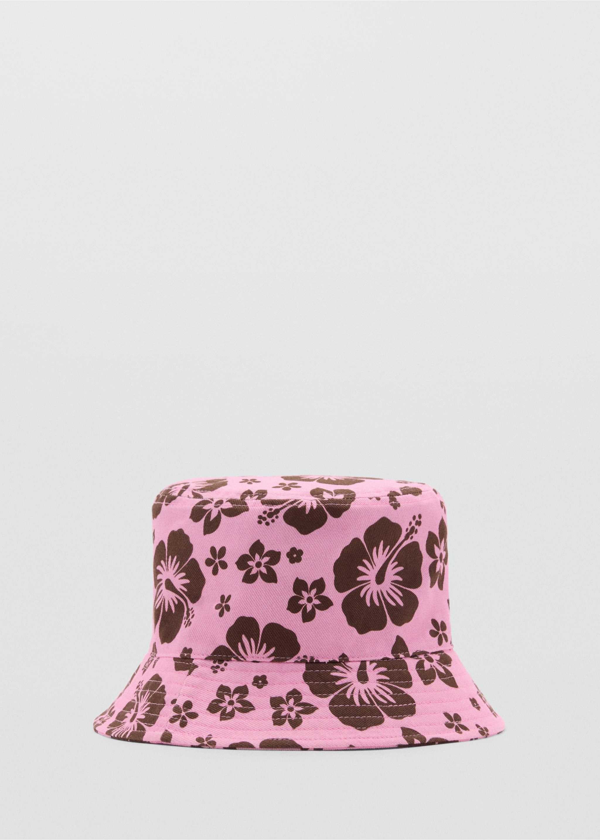Chapeau bob imprimé - Article sans modèle, Fuchsia. Ref: 77020194-00.