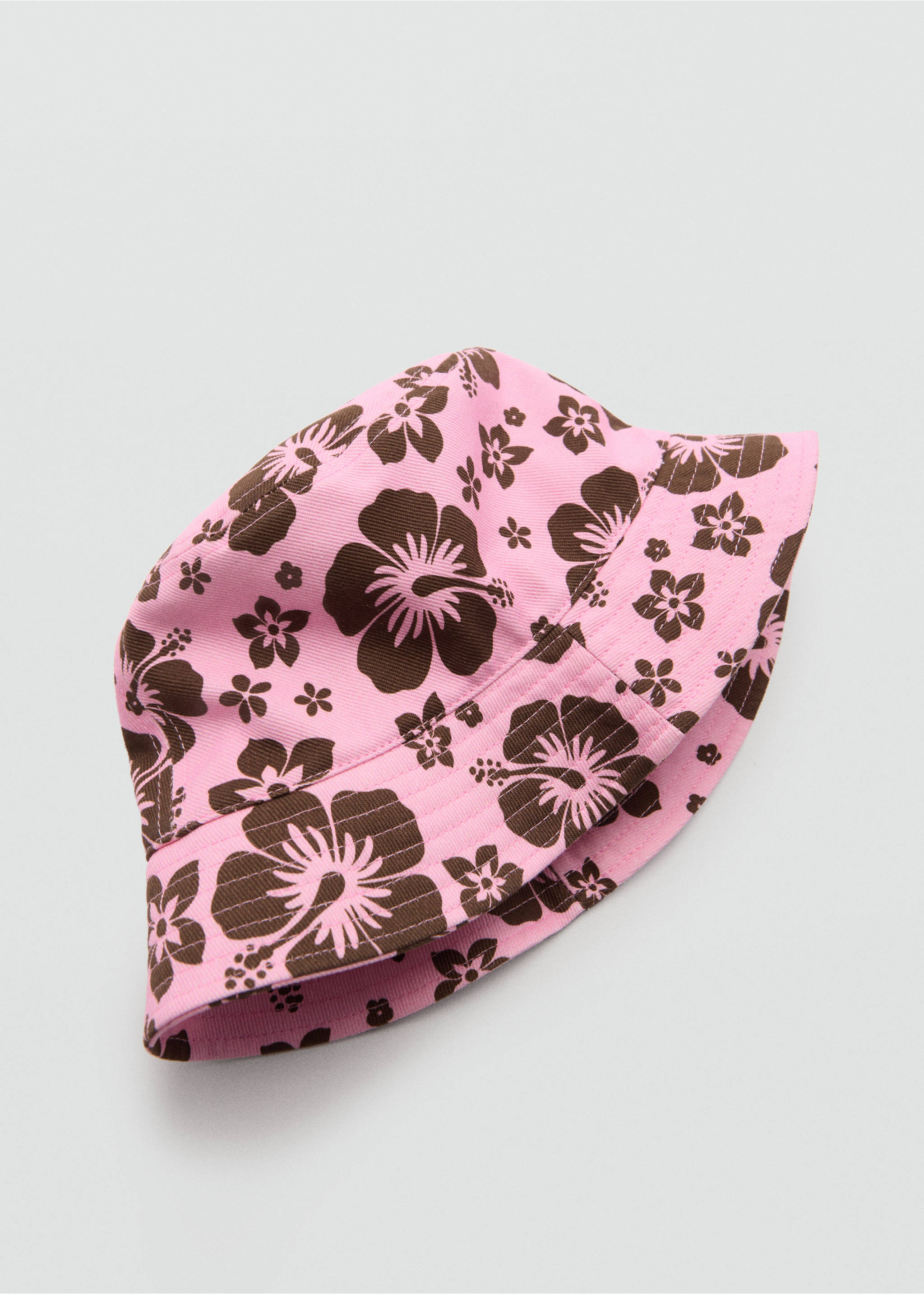 Chapeau bob imprimé - Détail de l'article 1, Fuchsia. Ref: 77020194-00.