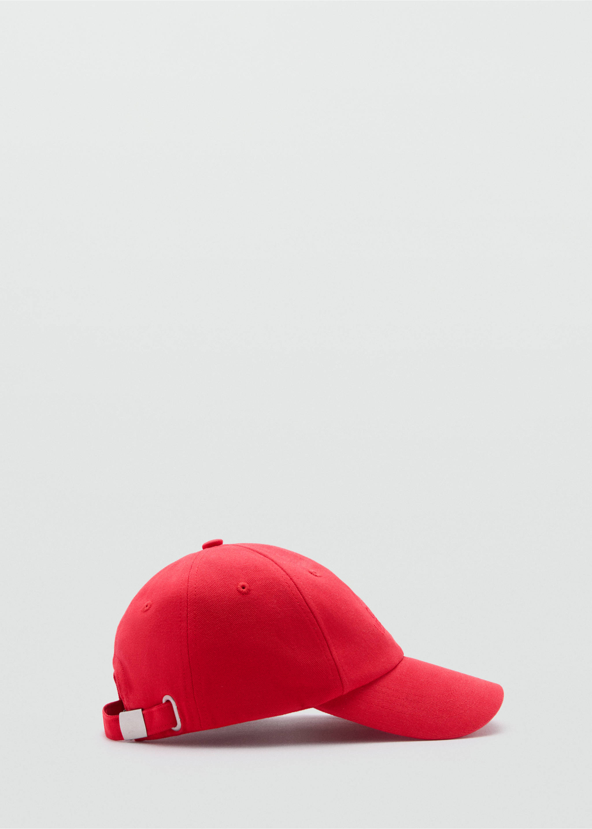 Embroidered message cap - Article without model, Red. Ref: 77020251-00.