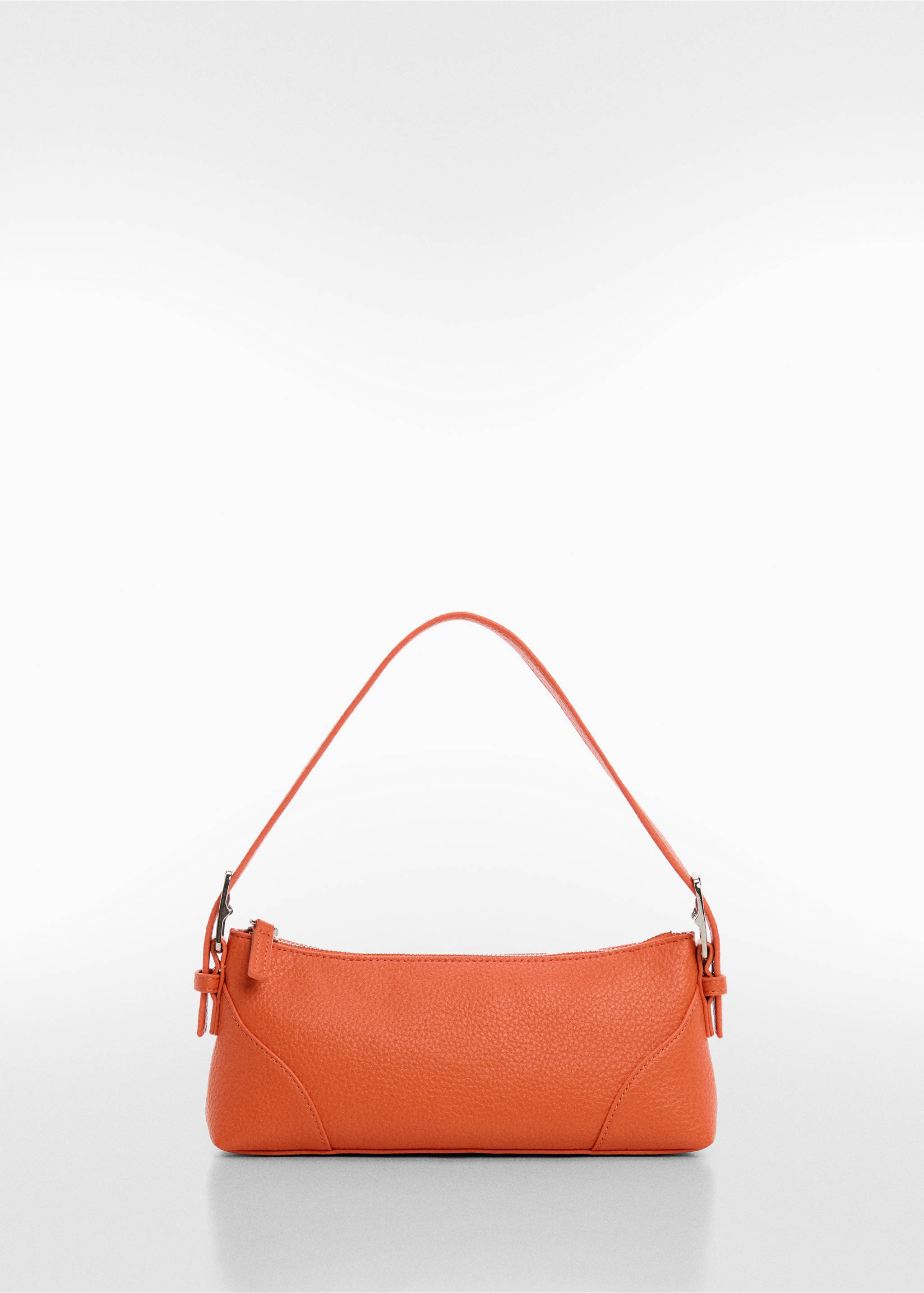 Shoulder bag with buckle - Article without model, Orange. Ref: 77020273-00.