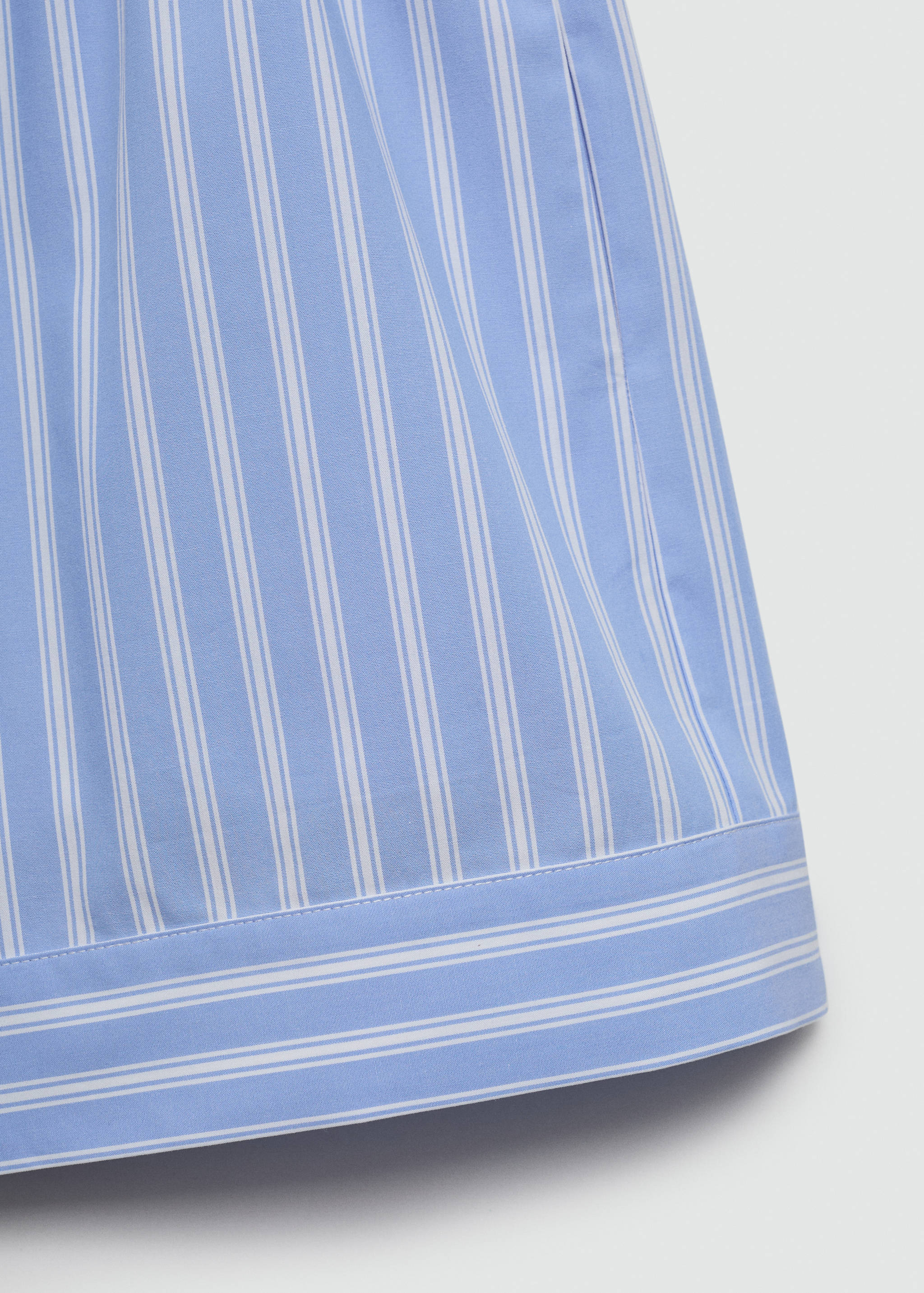 Striped straight-fit shorts - Details of the article 8