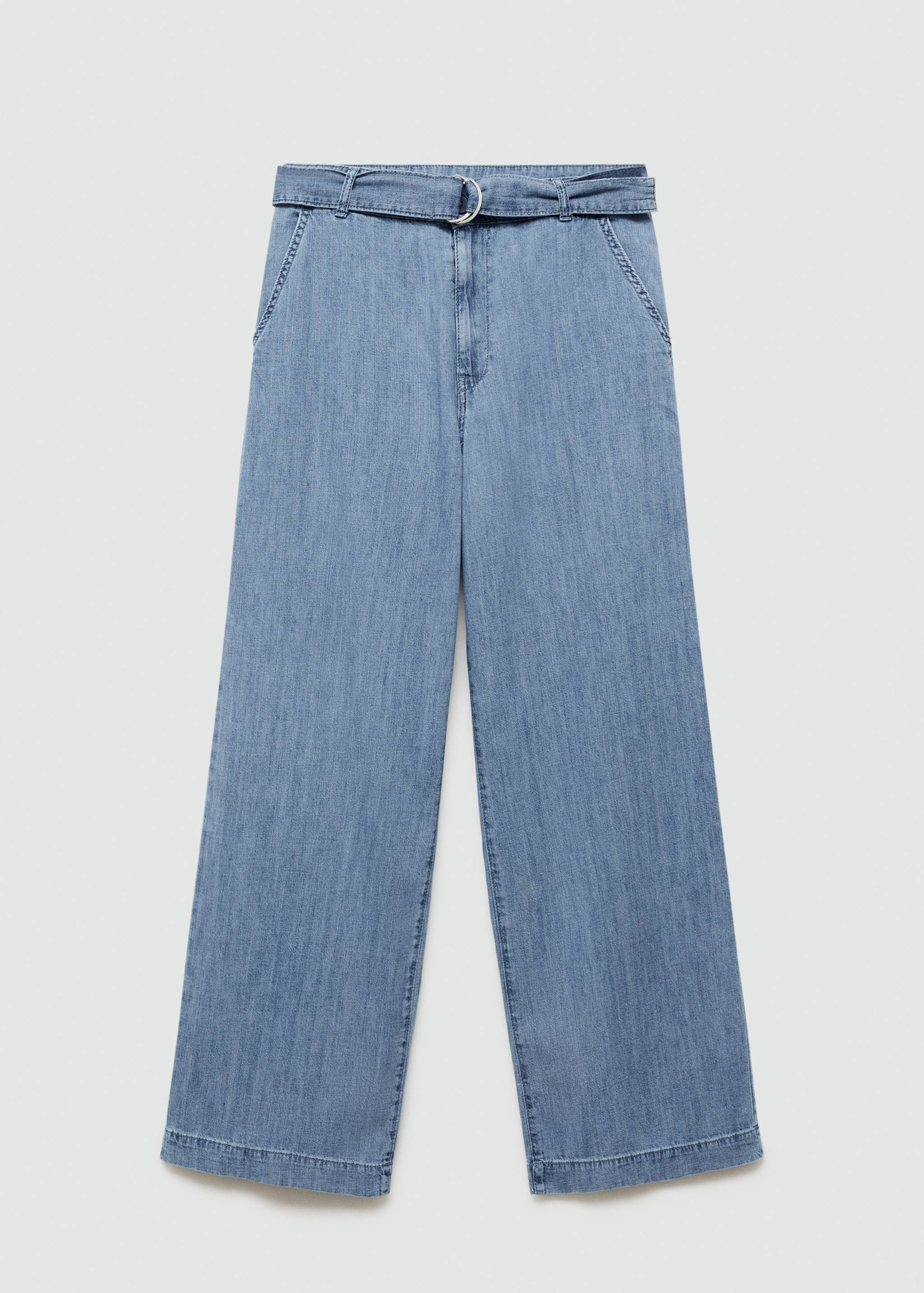 Flowy wide leg pants with belt - Article without model