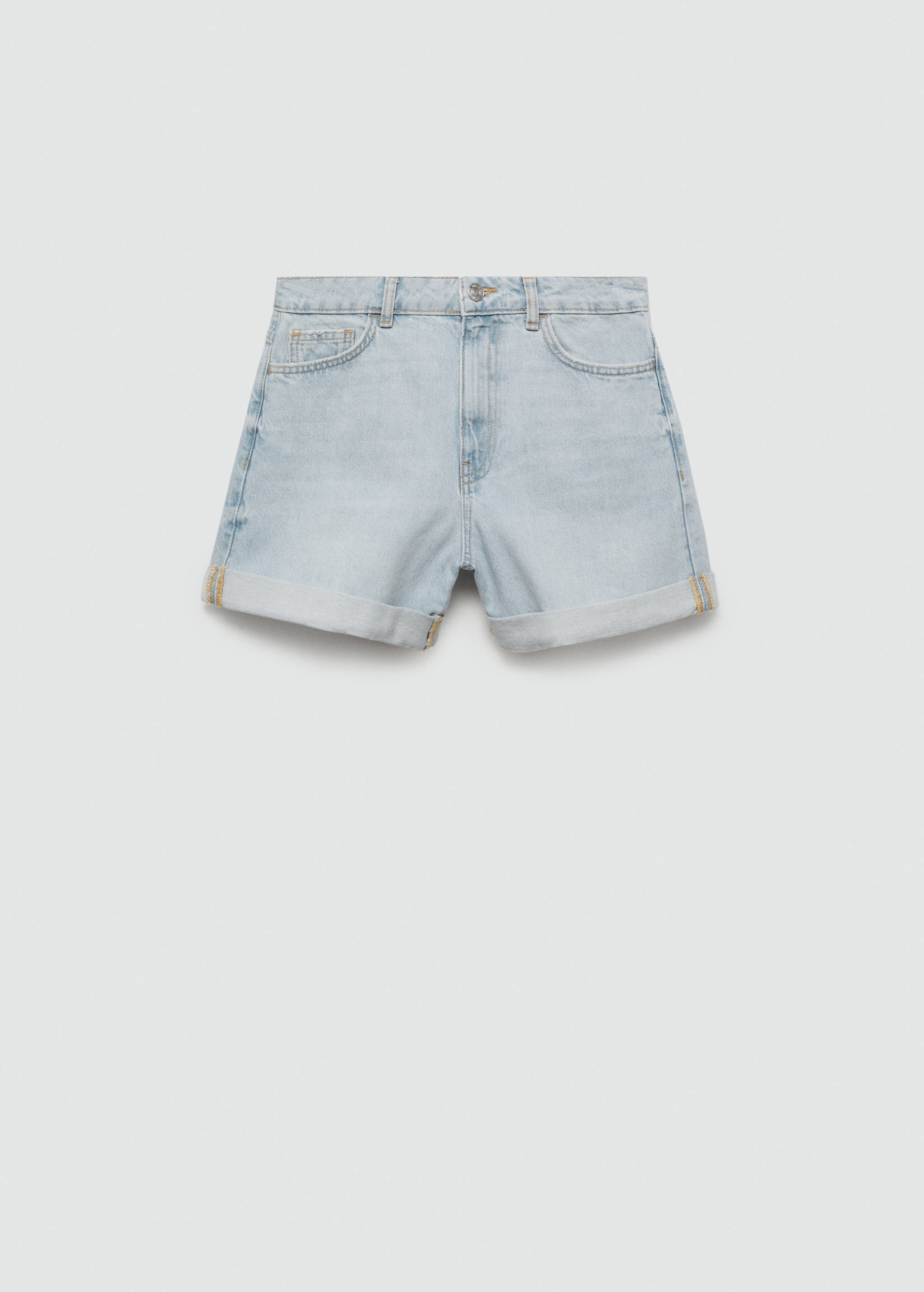 Mom-fit denim shorts - Article without model