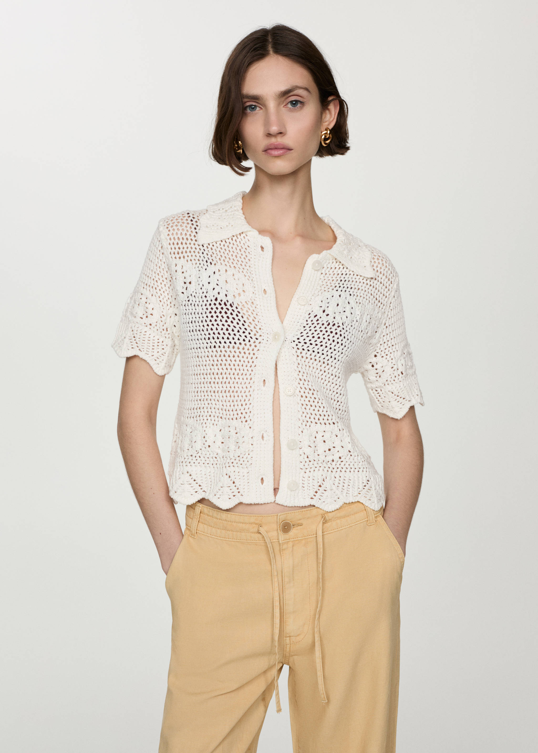 Kardigan z szydełkowej dzianiny - Szczegóły artykułu 6