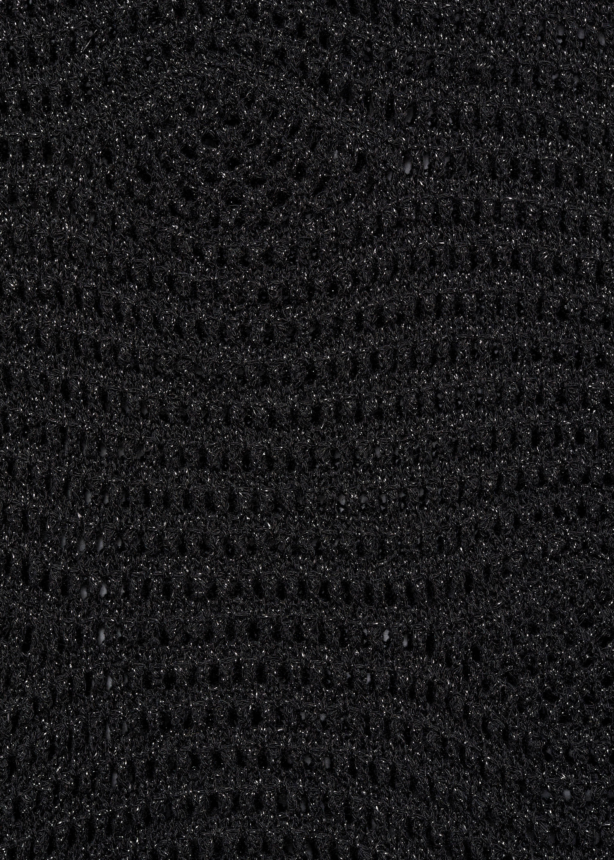 Openwork knitted lurex top - Details of the article 8