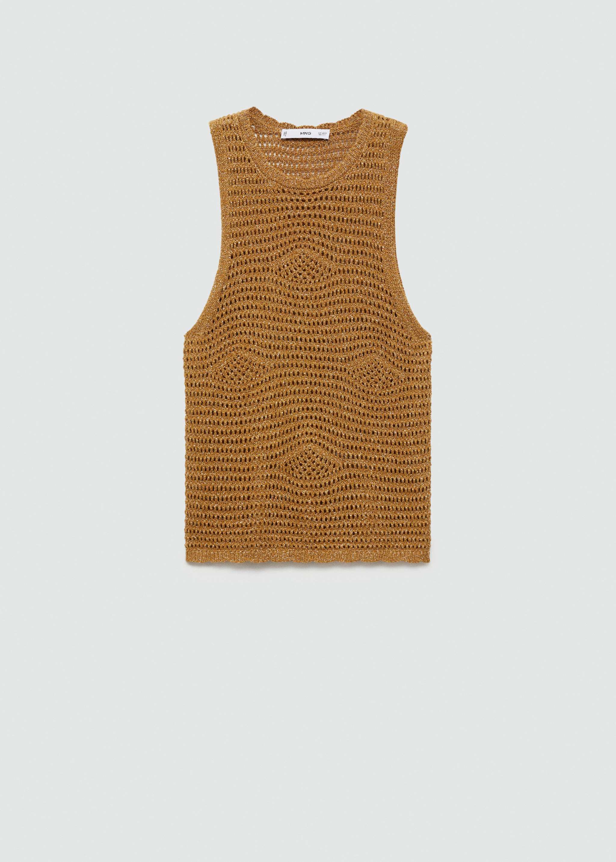 Ajour lurex top - Artikel zonder model