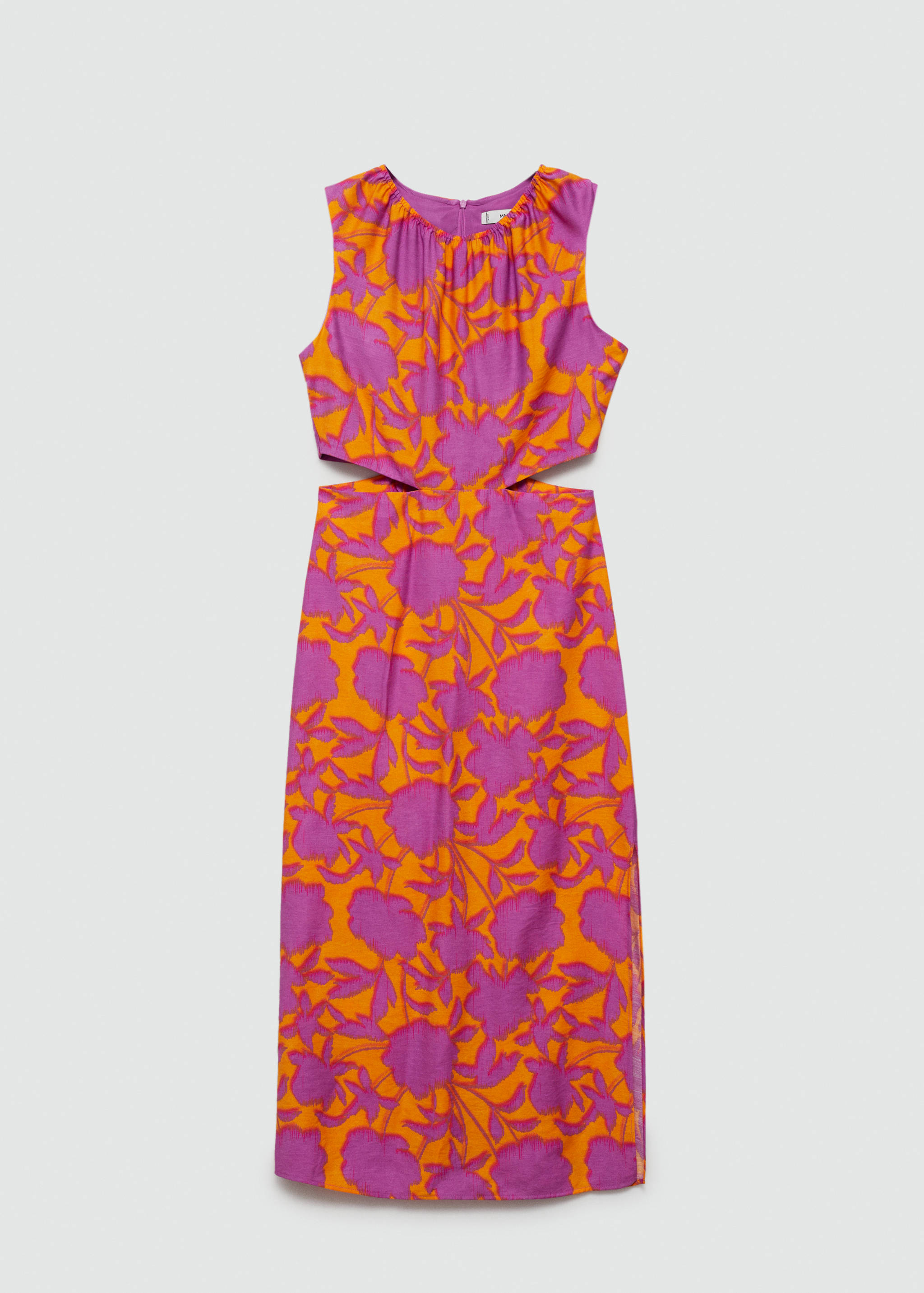 Gemustertes Kleid mit Cut-Out-Details - Artikel ohne Model