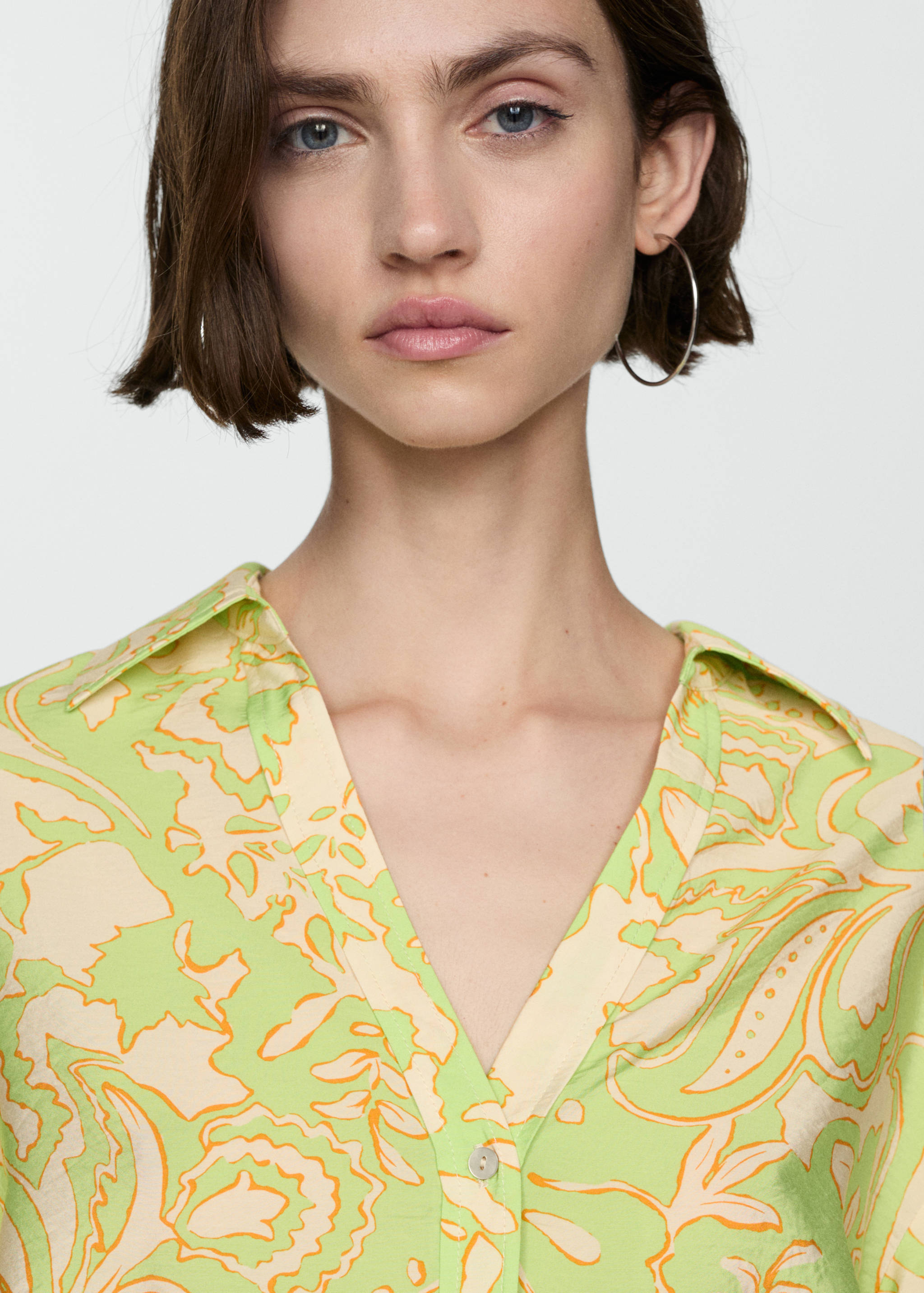 Camisa manga corta estampada - Detalle del artículo 1