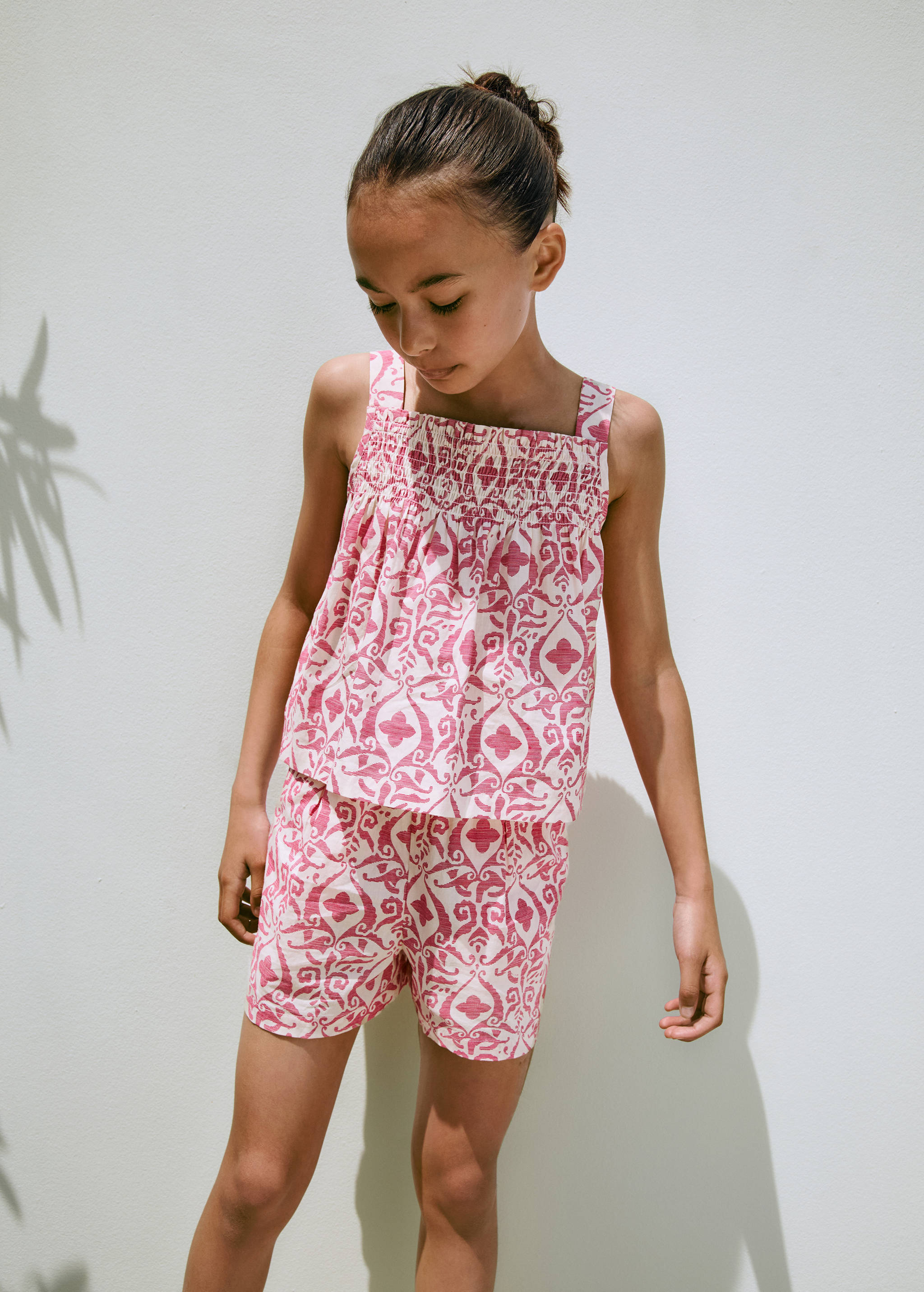 Printed cotton-blend short - Details of the article 6