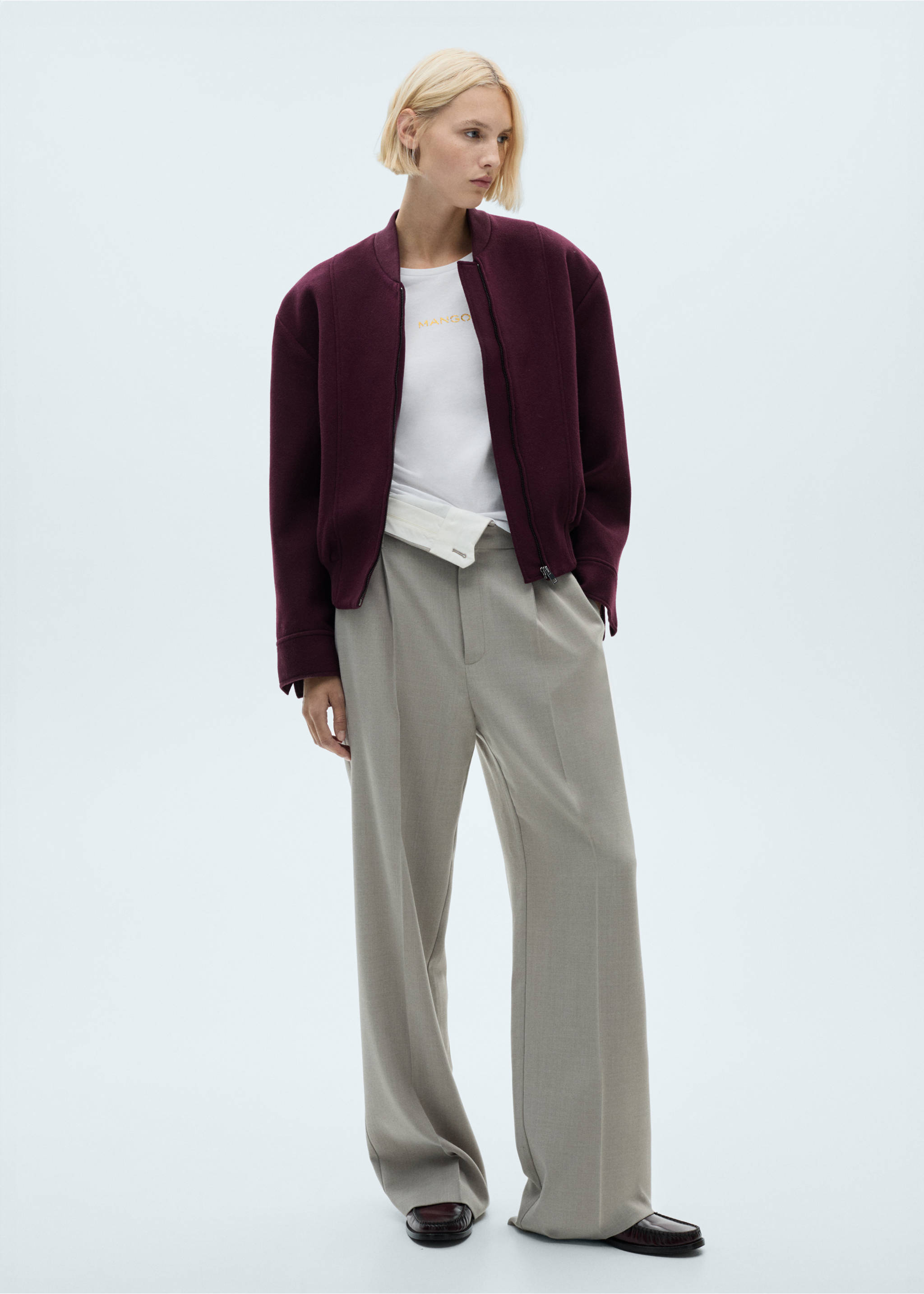 Logo cotton T-shirt - General plane, White. Ref: 77020354-00.