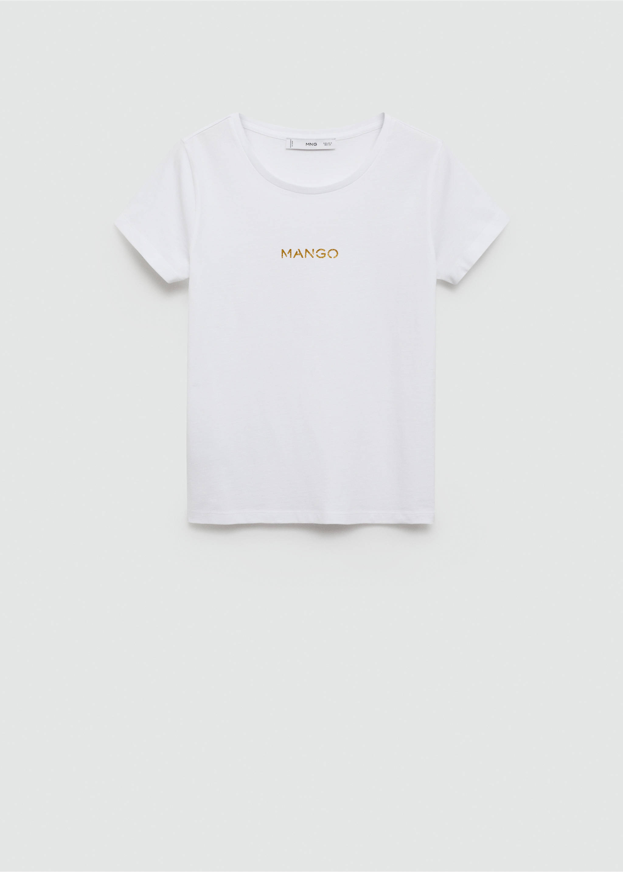 Logo cotton T-shirt - Article without model, White. Ref: 77020354-00.