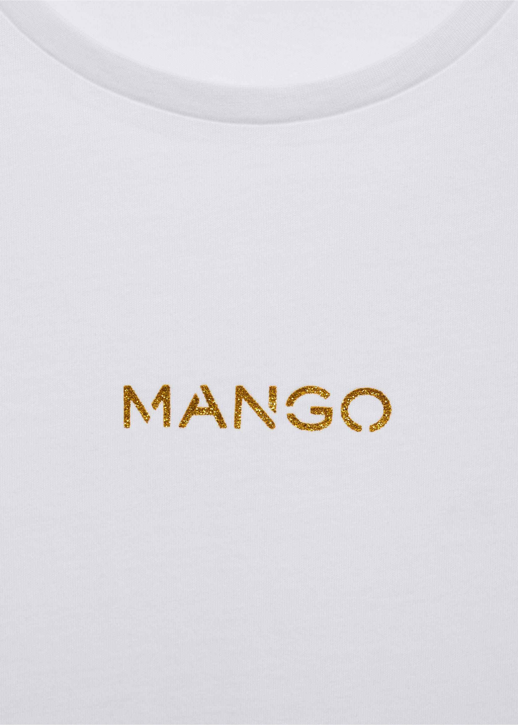 Logo cotton T-shirt - Details of the article 8, White. Ref: 77020354-00.