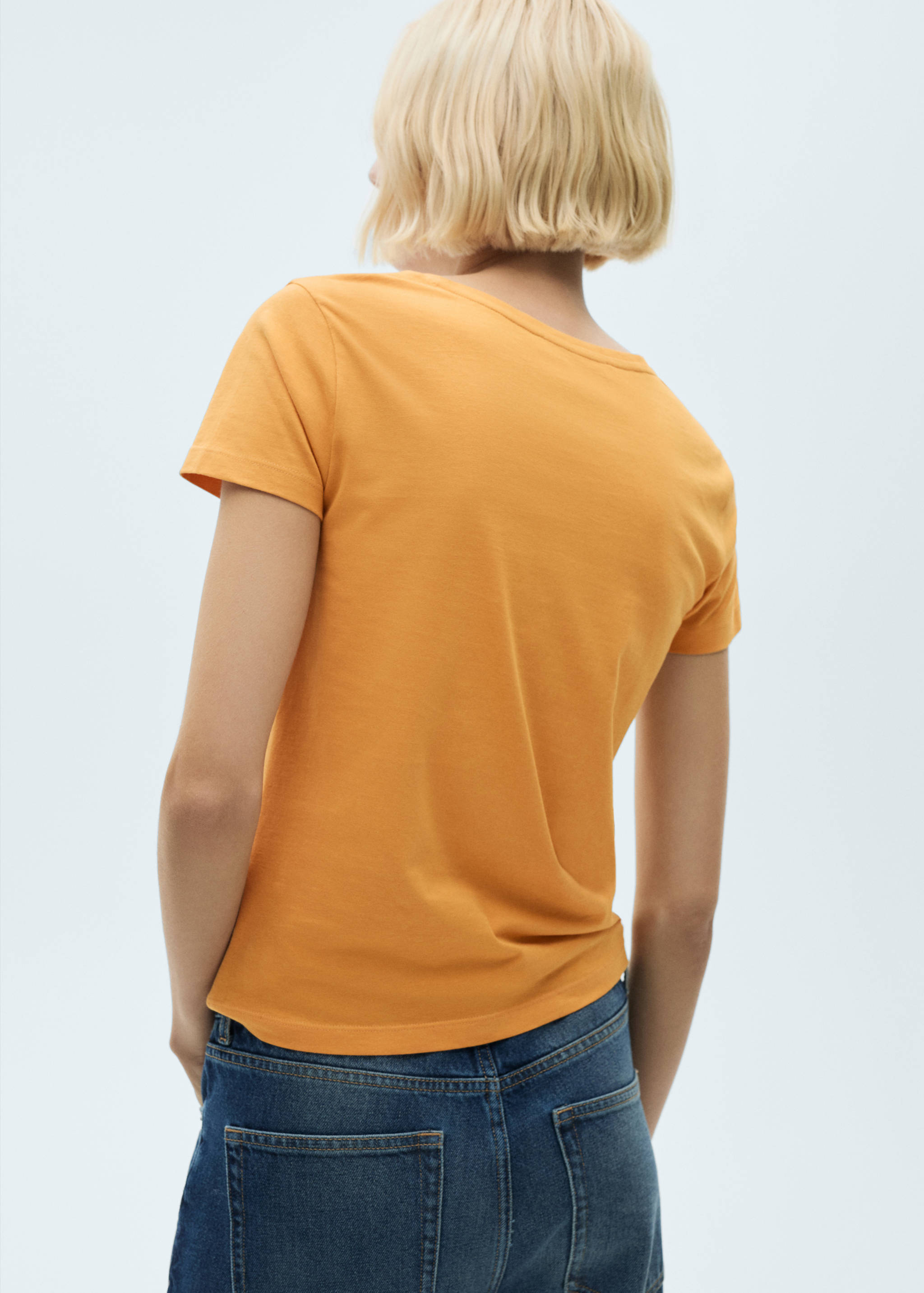 T-shirt logo en coton - Verso de l’article