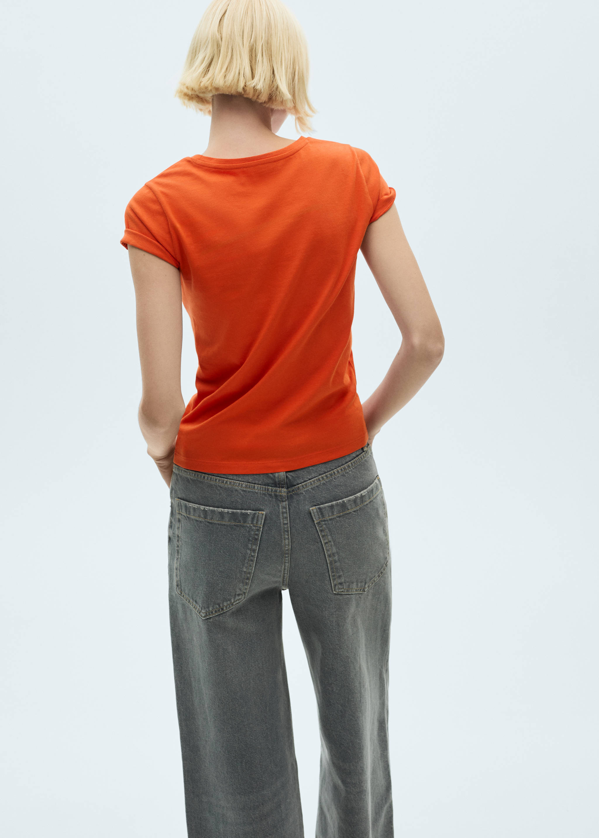 T-shirt logo en coton - Verso de l’article