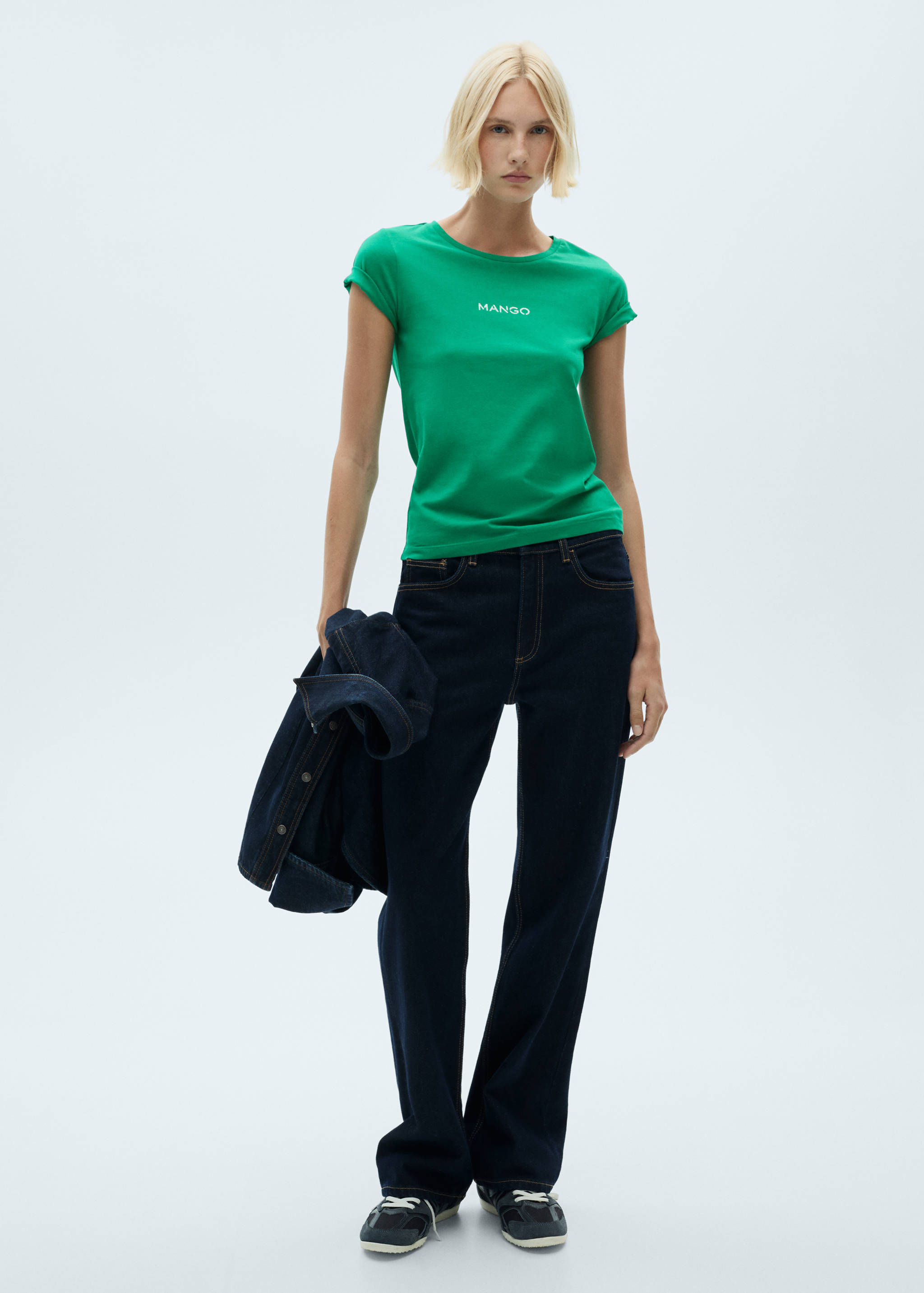 T-shirt logo en coton - Plan général