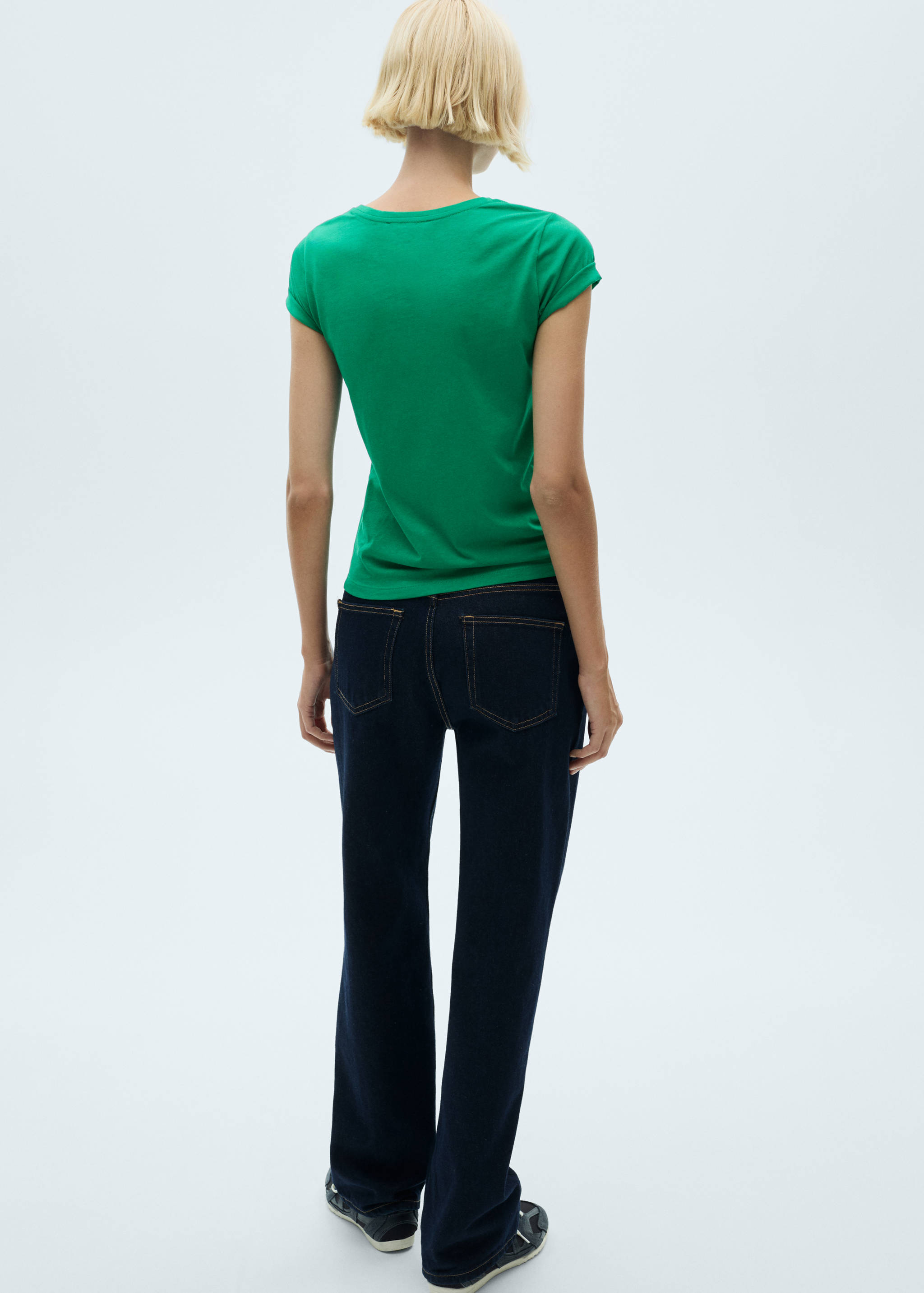 T-shirt logo en coton - Verso de l’article