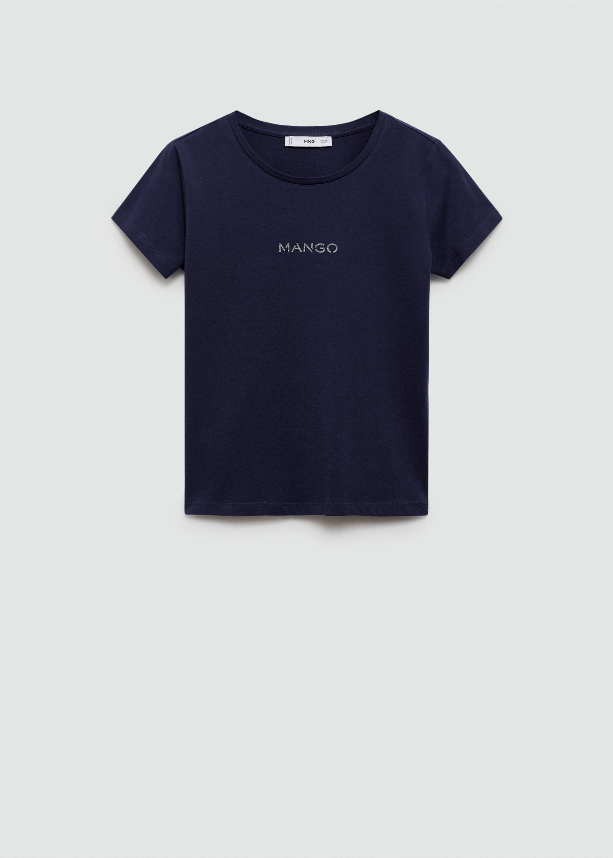Logo cotton T-shirt - Article without model, Navy. Ref: 77020354-00.