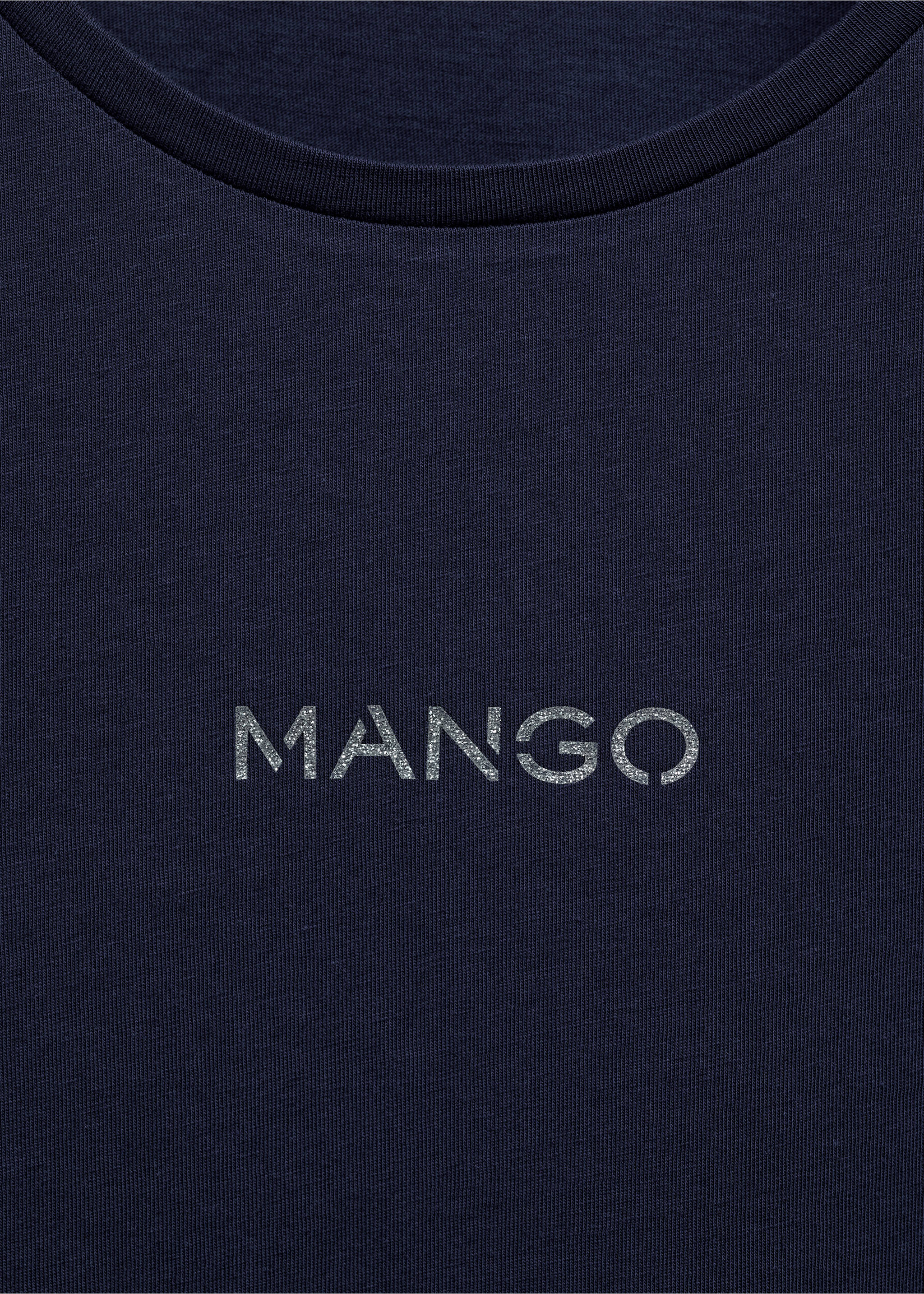 Logo cotton T-shirt - Details of the article 8, Navy. Ref: 77020354-00.