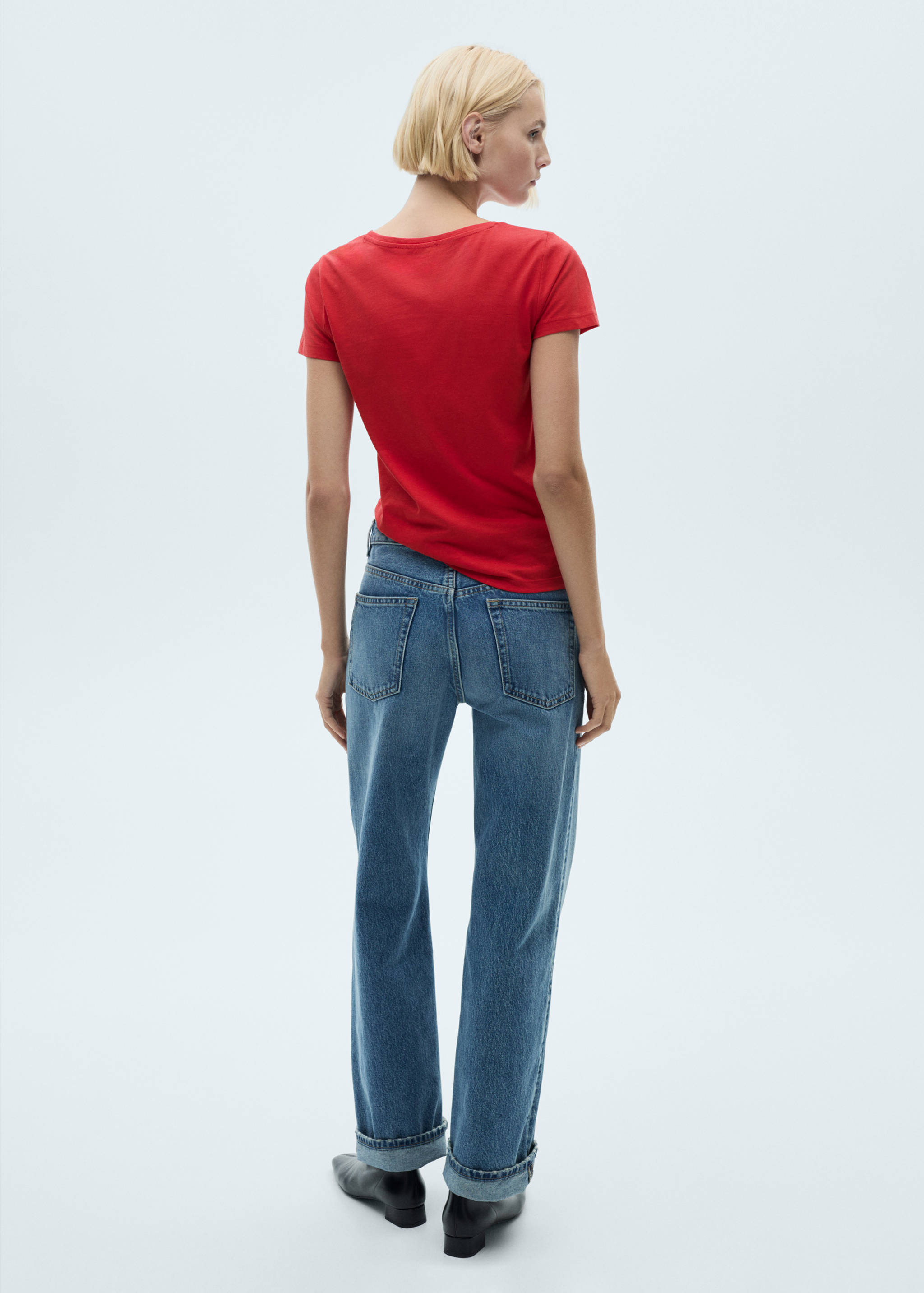 T-shirt logo en coton - Verso de l’article